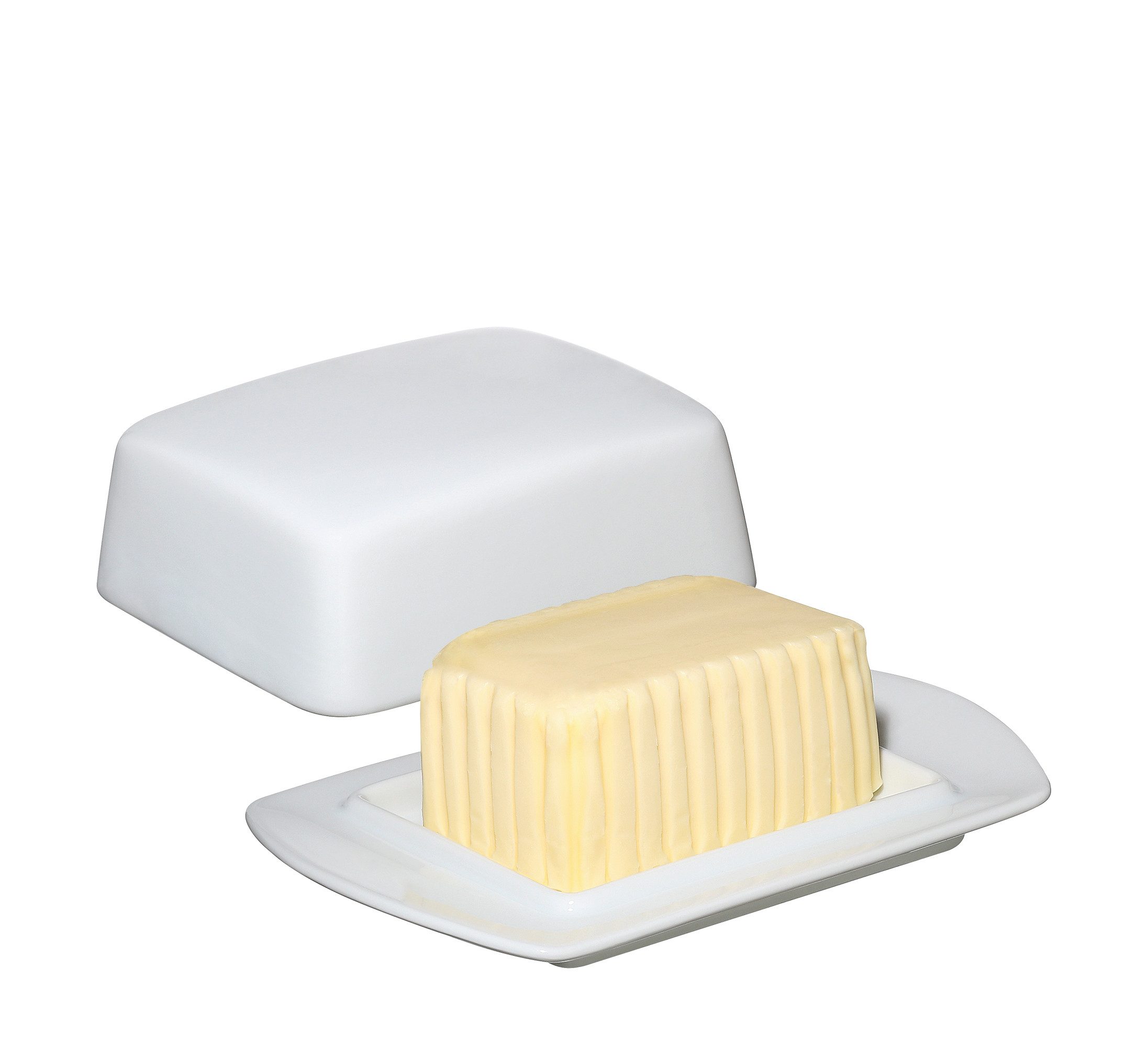 Cilio Butterdose Butterdose Butterschale Butterglocke für 250g Butter Porzellan cilio