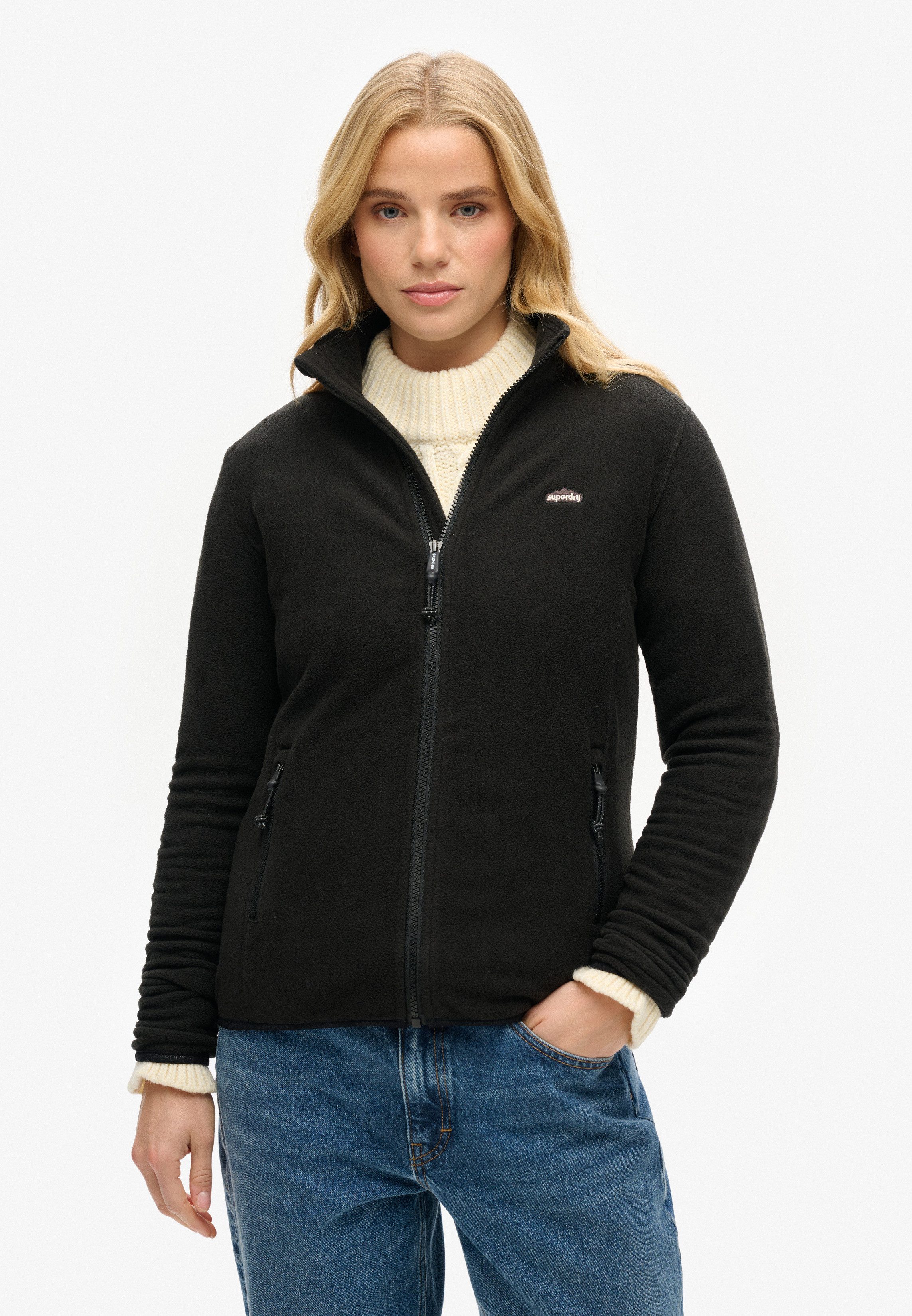 Superdry Sweatjacke POLAR FLEECE FULL ZIP günstig online kaufen