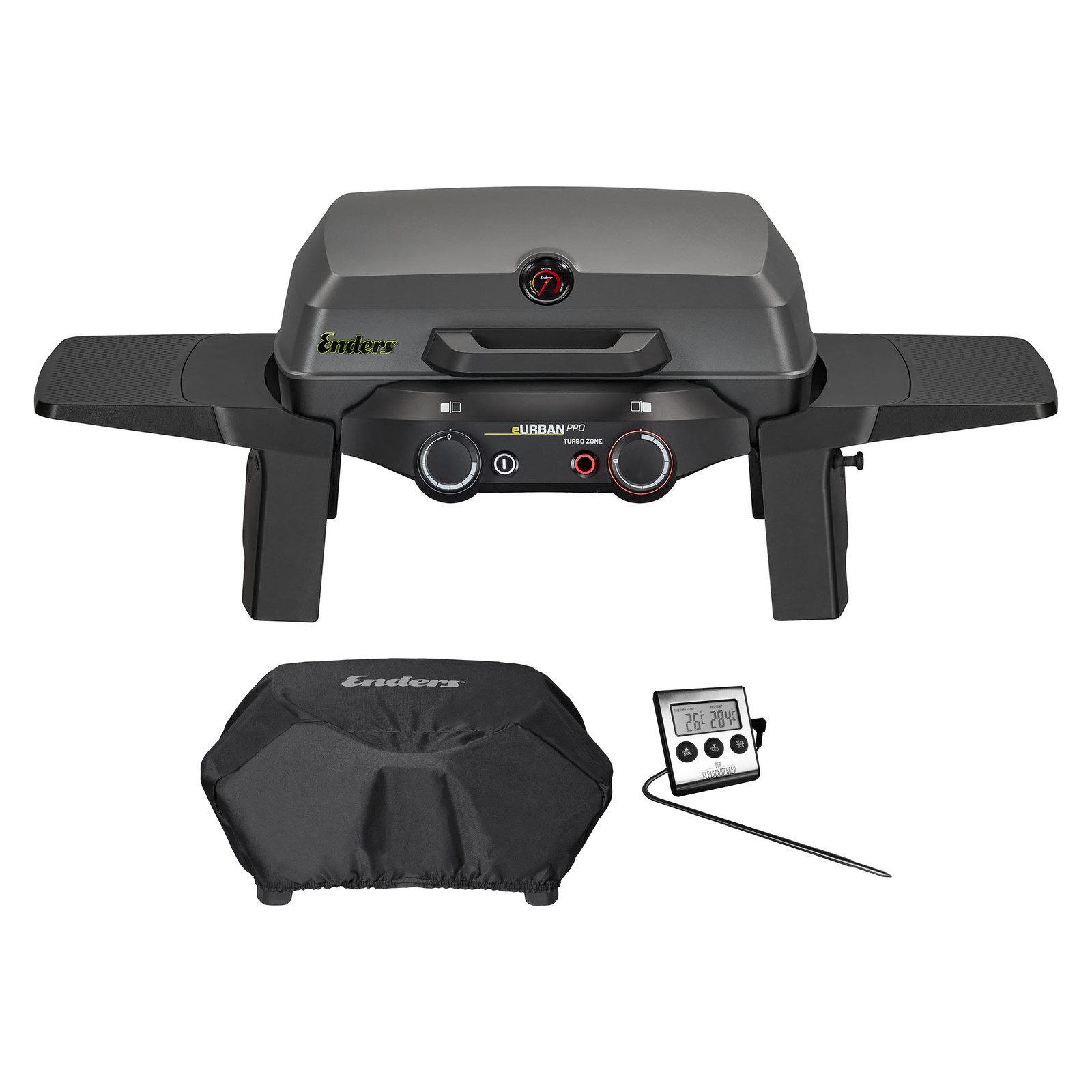 Enders® Elektrogrill eURBAN 2 PRO inkl. Wetterschutzhülle + Thermometer