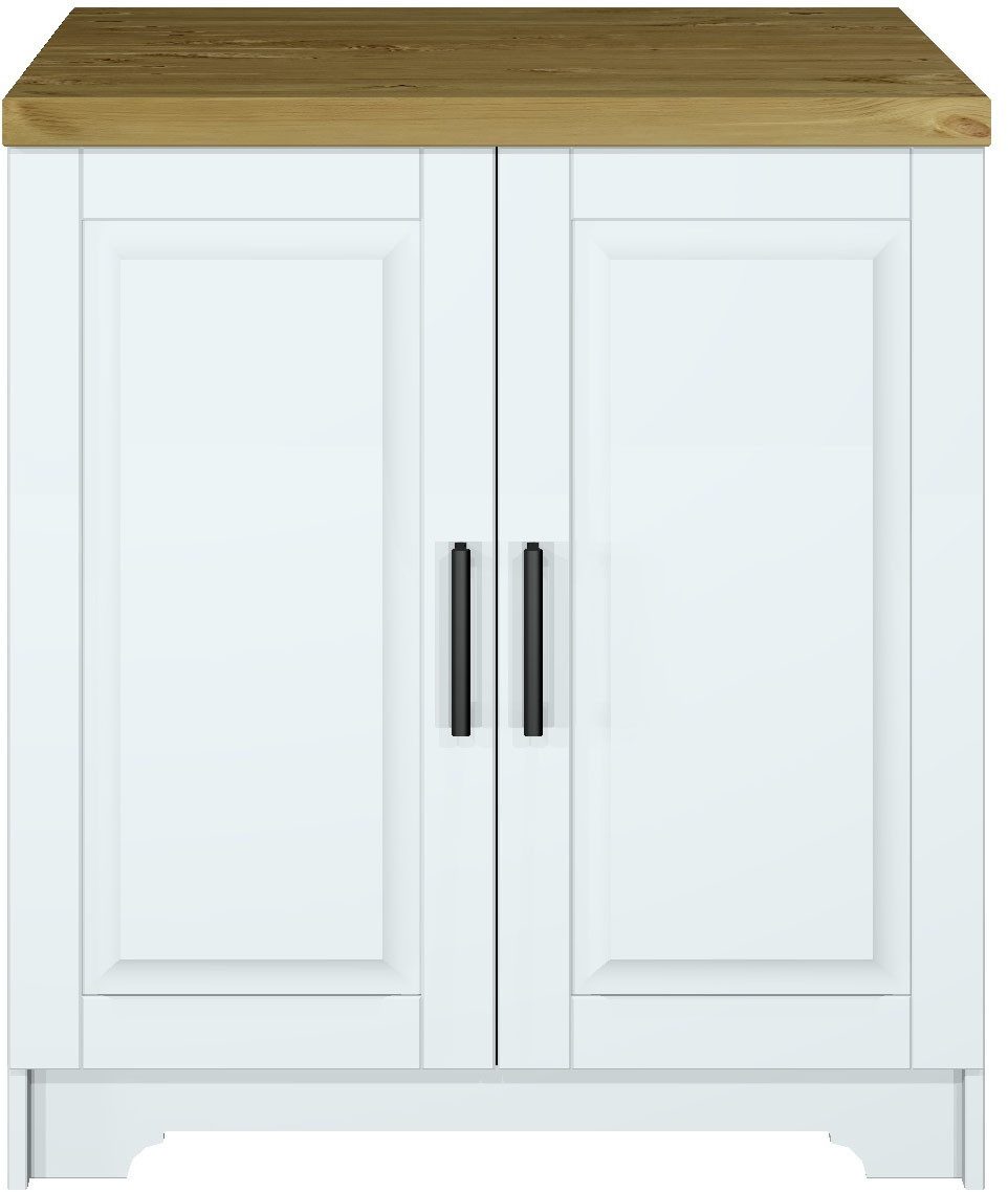 Home affaire Unterschrank Meliss aus massiver Kiefer, Breite 80 cm, Soft-Close-Funktion – Bild 4 von 5