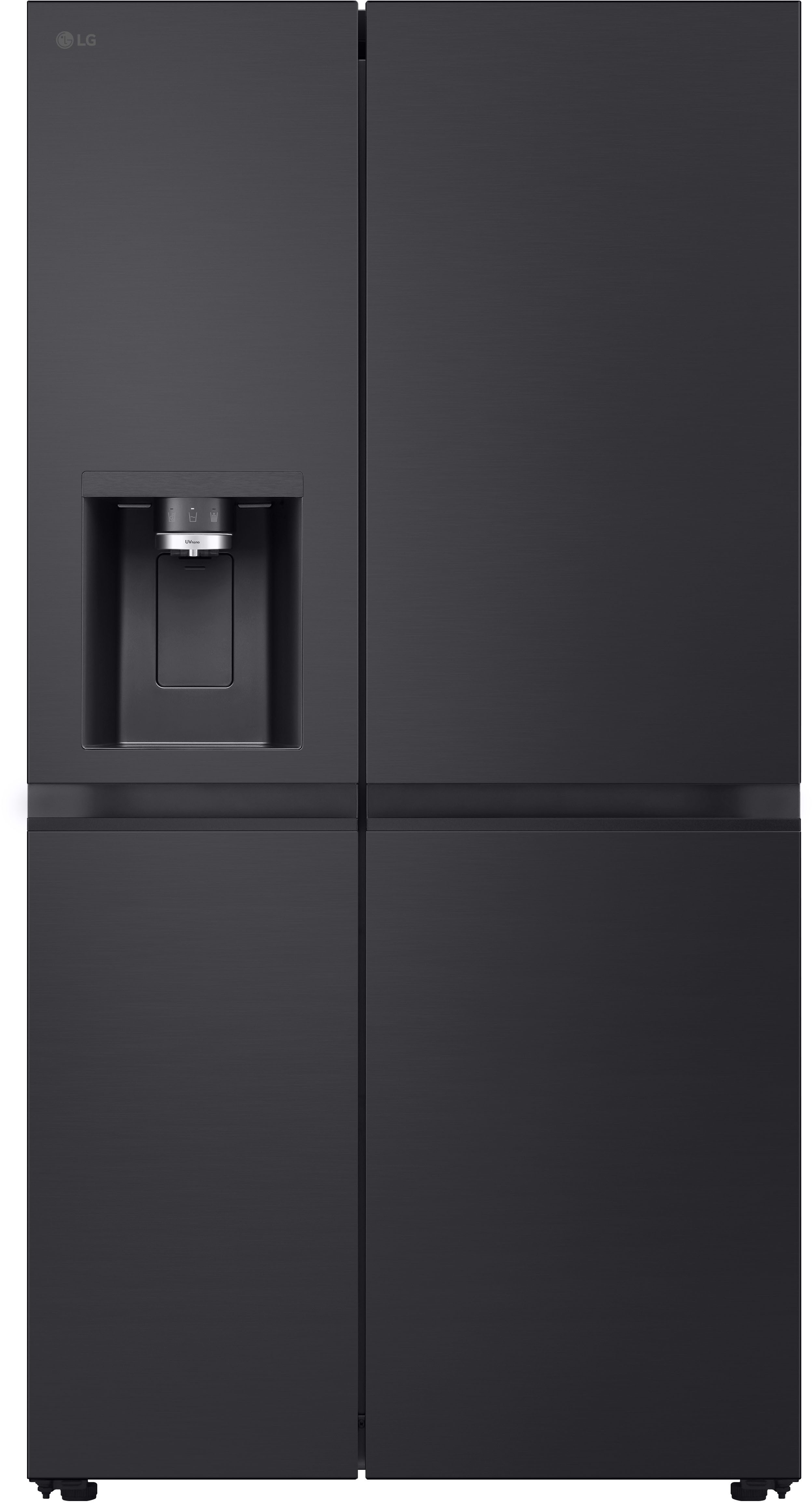 LG Side-by-Side L-Serie GSLE91EVAB, 179 cm hoch, 91,3 cm breit, Eis-, Crushed Ice- und Wasserspender, Total No Frost