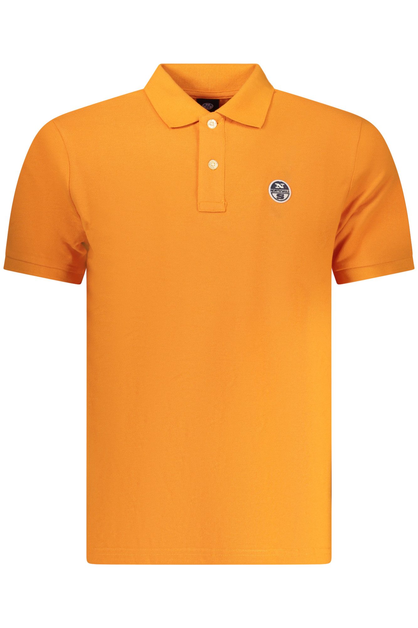 North Sails Poloshirt Herren Kurzarm-Poloshirt in Orange mit Logo &