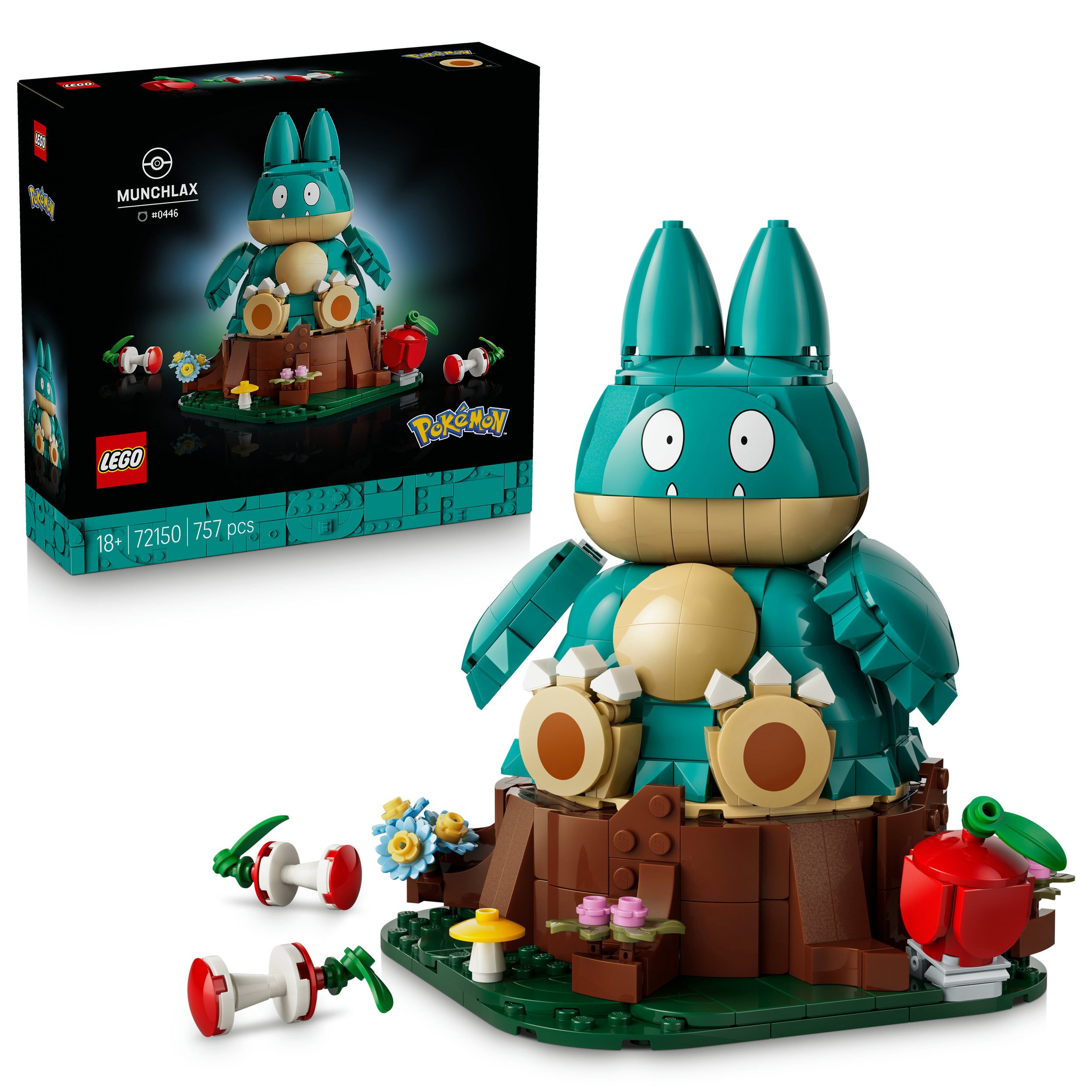 LEGO® Mampfaxo (72150), LEGO Pokémon Konstruktionsspielsteine, (757 St), Made in Europe