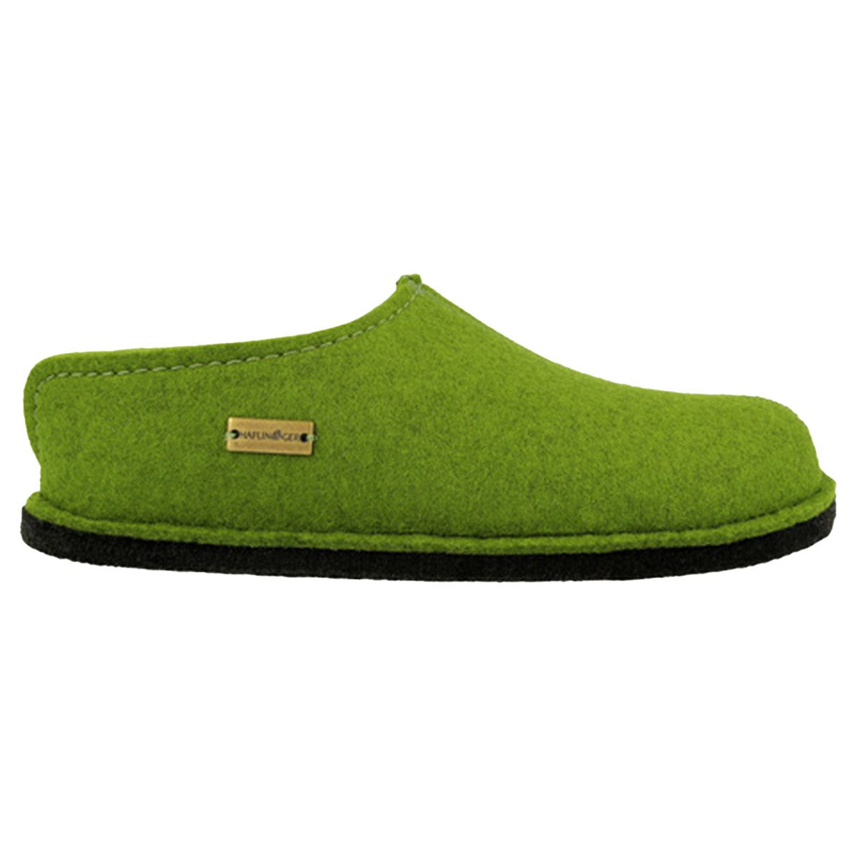 Haflinger Flair Smily Pantoffel (1-tlg) Pantoffeln - 100% reiner Wollfilz, Eingearbeitetes Fußbett