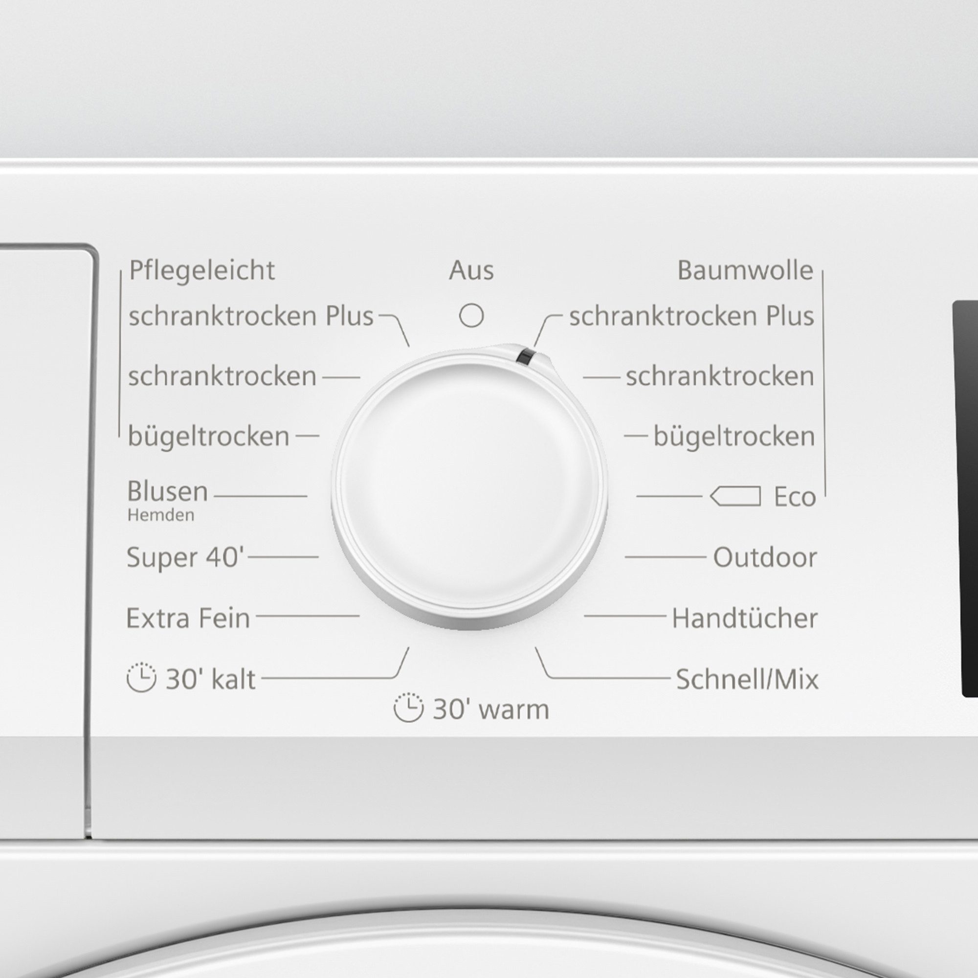 SIEMENS Wärmepumpentrockner iQ300 WT43H003, Kindersicherung, AutoDry, Outdoor-Programm, Super40'-Programm