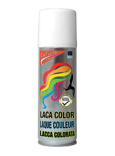 Metamorph Theaterschminke Haarspray Weiß- Color Hair Spray, Stilisch kostümiert bis in die Haarspitze mit dem Farbspray