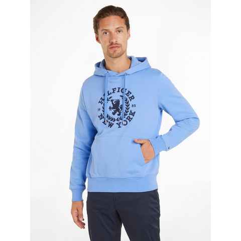 Tommy Hilfiger Kapuzensweatshirt BIG ICON CREST HOODIE mit Logo-Stickerei