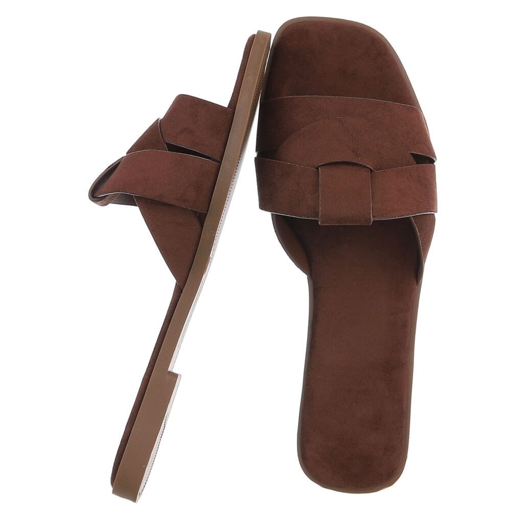 Ital-Design Moderne Damen Sandalen mit geflochtenem Design für Freizeit Pan günstig online kaufen