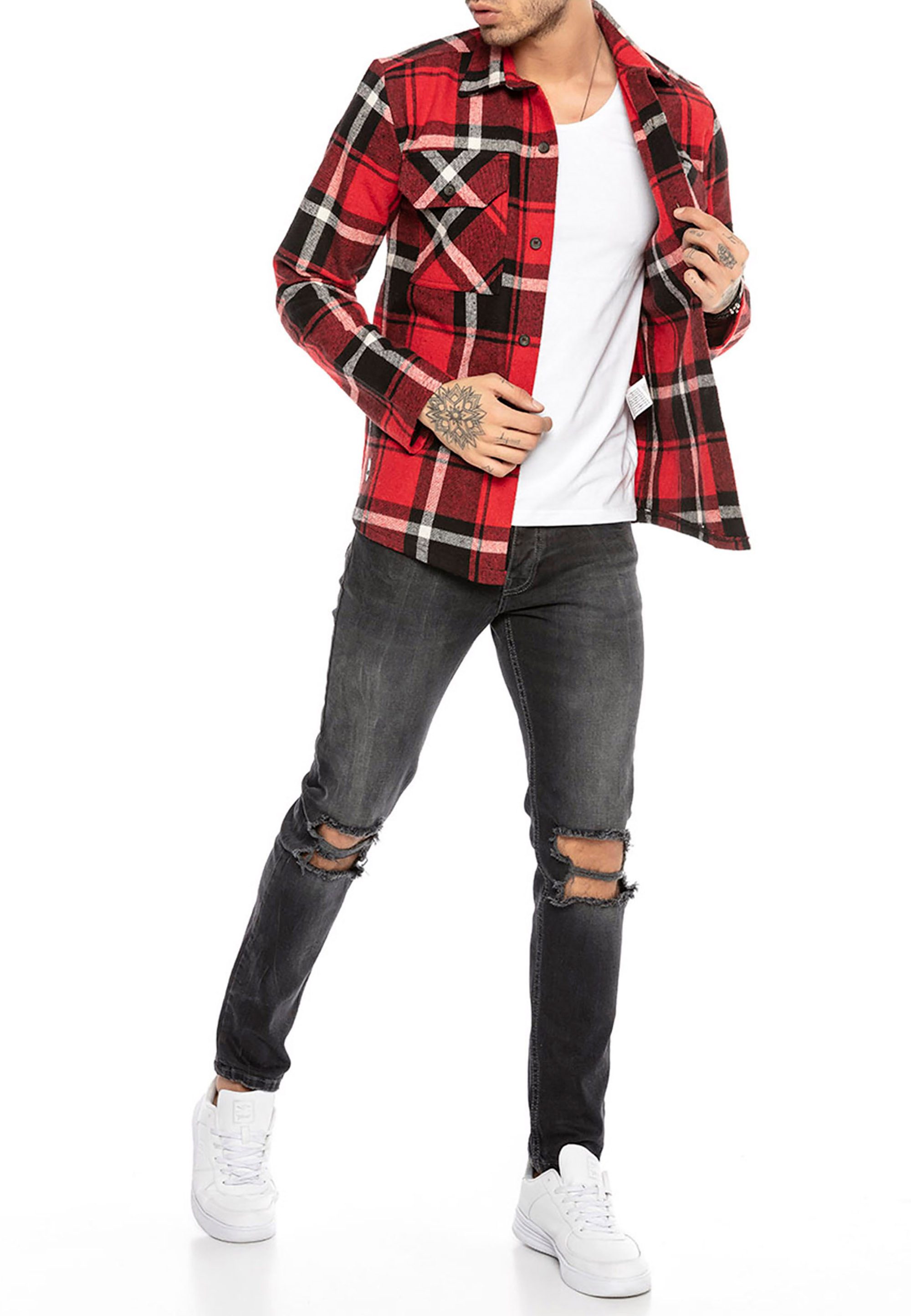 RedBridge Destroyed-Jeans Slim fit - Modischer Denim Style für Freizeit und Streetwear