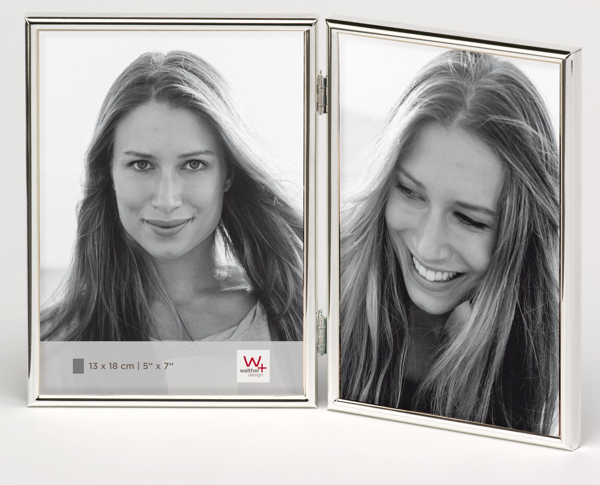 Portraitrahmen Chloe in silber