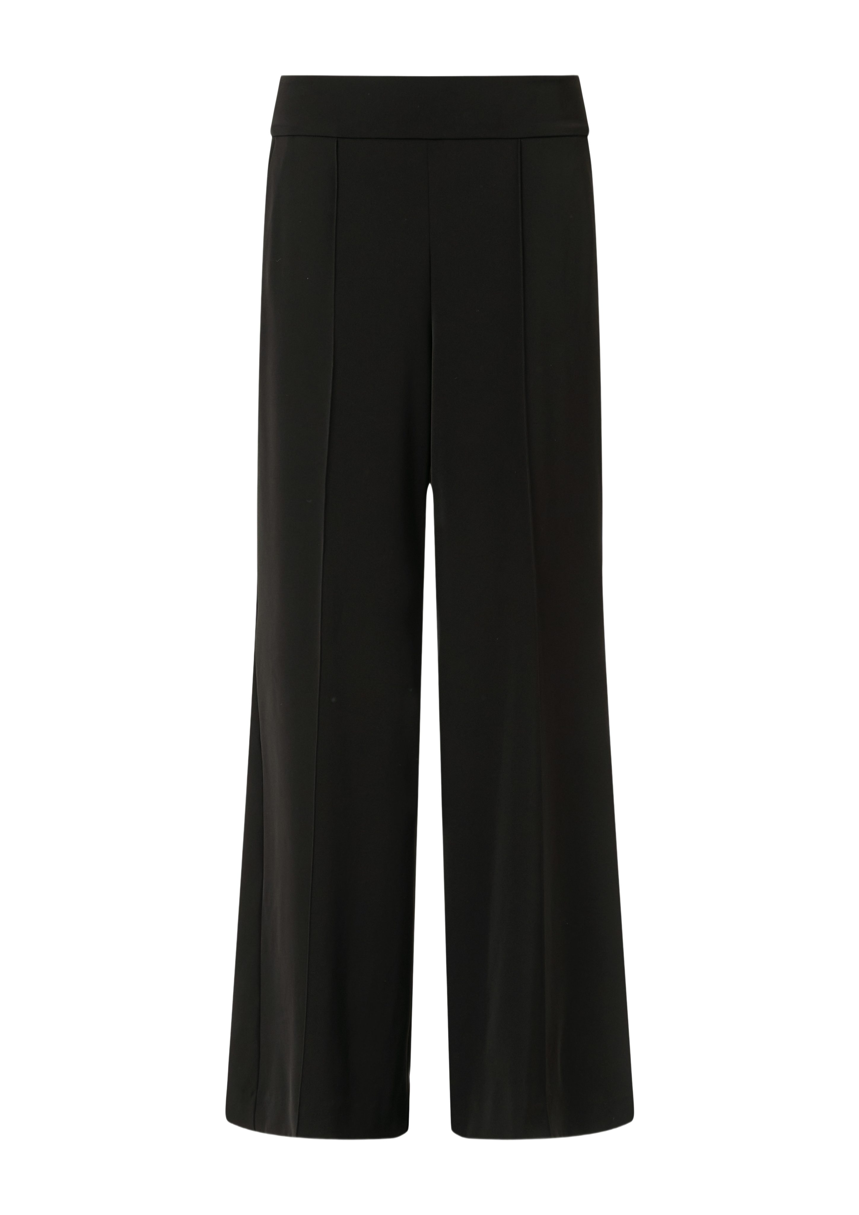 comma Weite Jeans schwarz,Business,Polyester,Unifarben,Loose Fit,Hoch