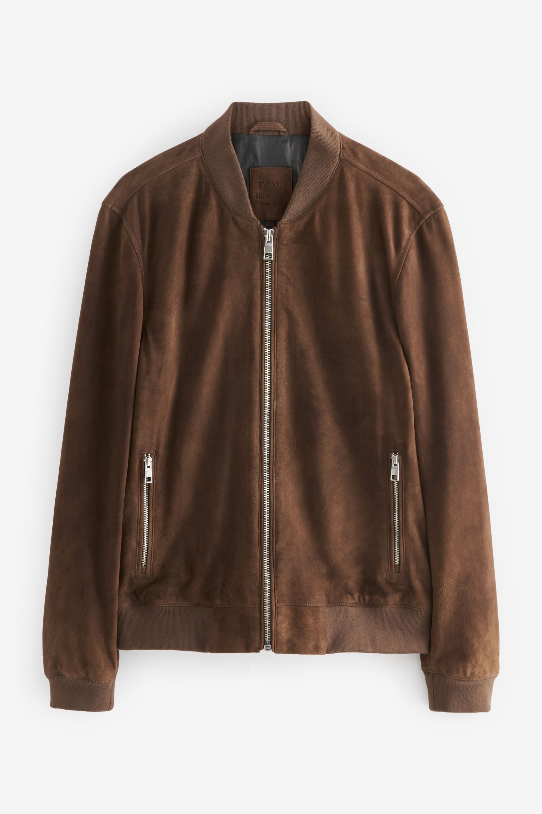 Lederjacke Blouson aus Veloursleder
