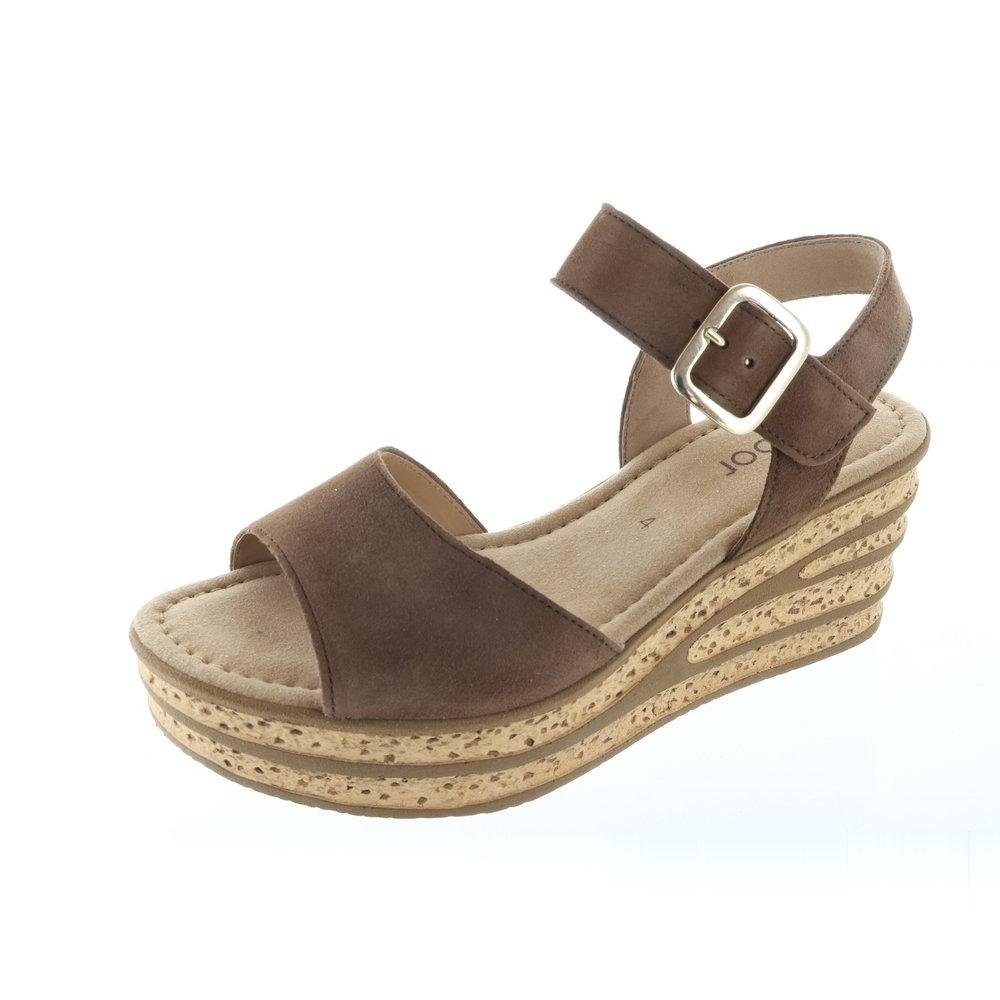 Gabor »Sandale Keilsandaletten Rauleder braun« Sandale online kaufen | OTTO