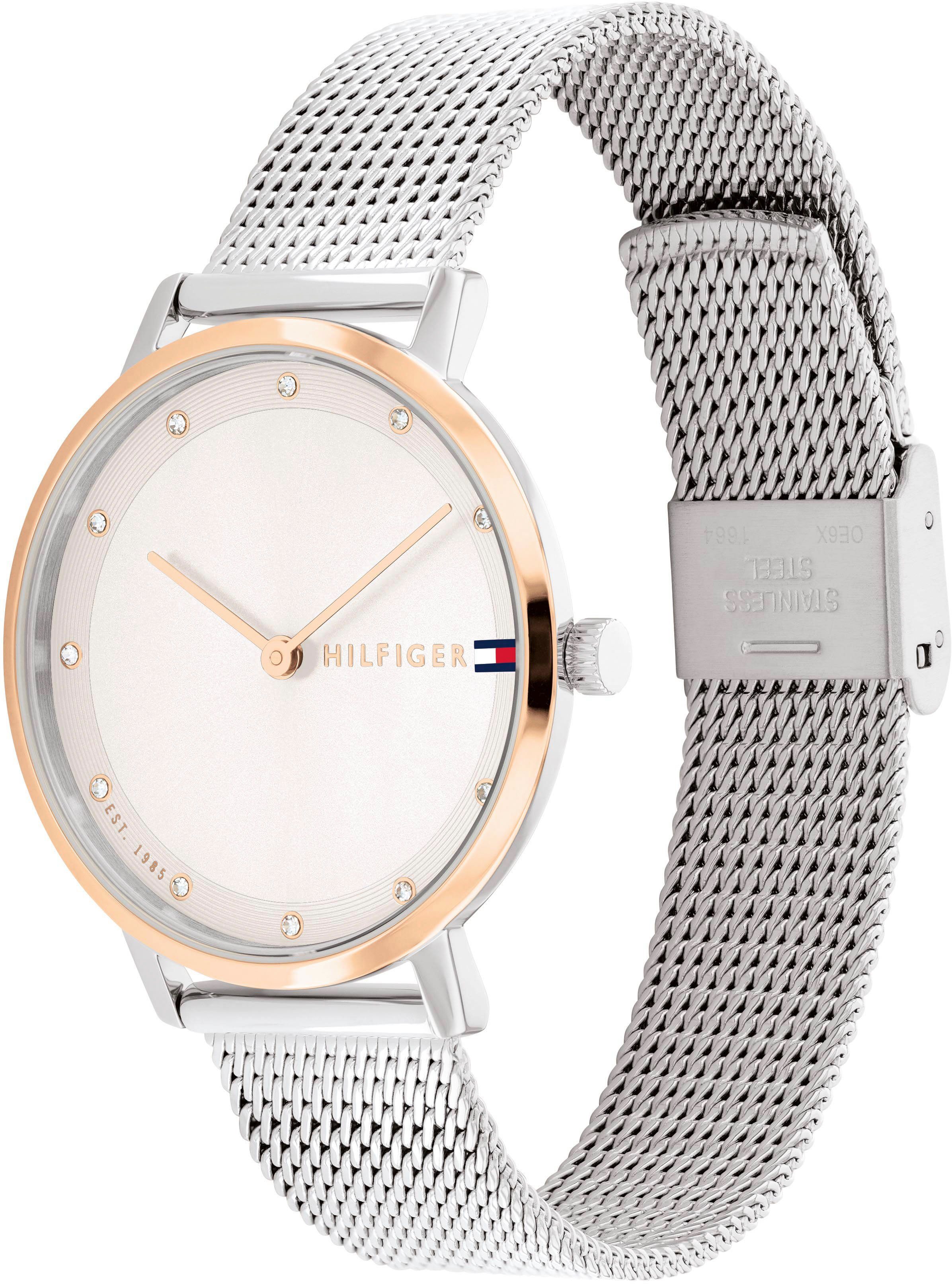 Tommy Hilfiger Quarzuhr PIPPA 1782666, Armbanduhr, Damenuhr, analog, Edelst günstig online kaufen