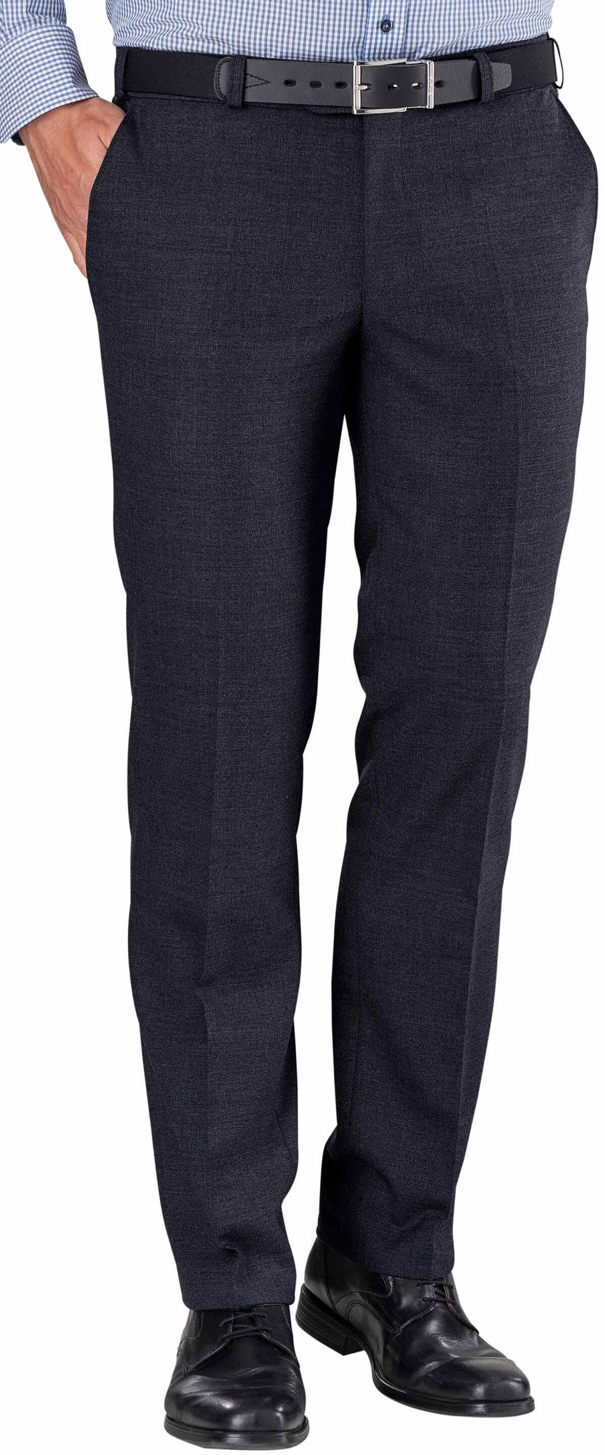 m.e.n.s Stoffhose M.E.N.S. Flanell-Stretch-Hose marine