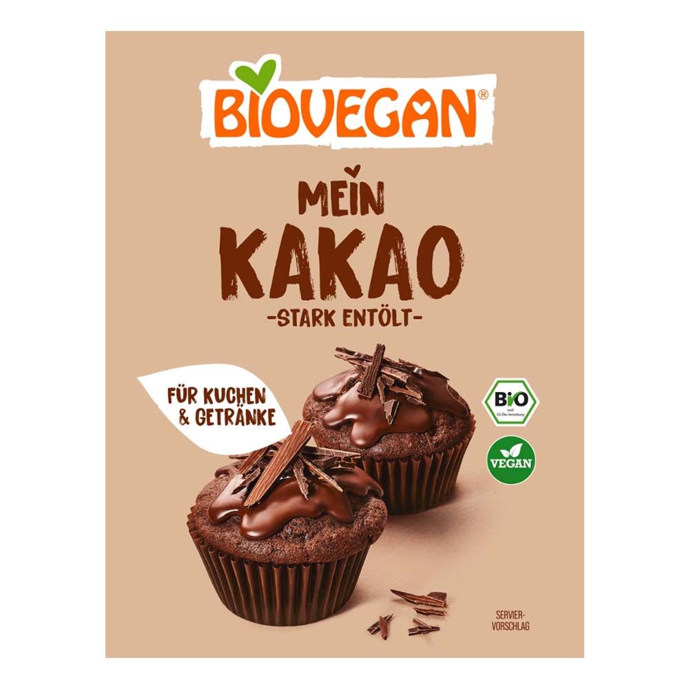 Biovegan Kakao Mein Kakao - stark entölt 125g