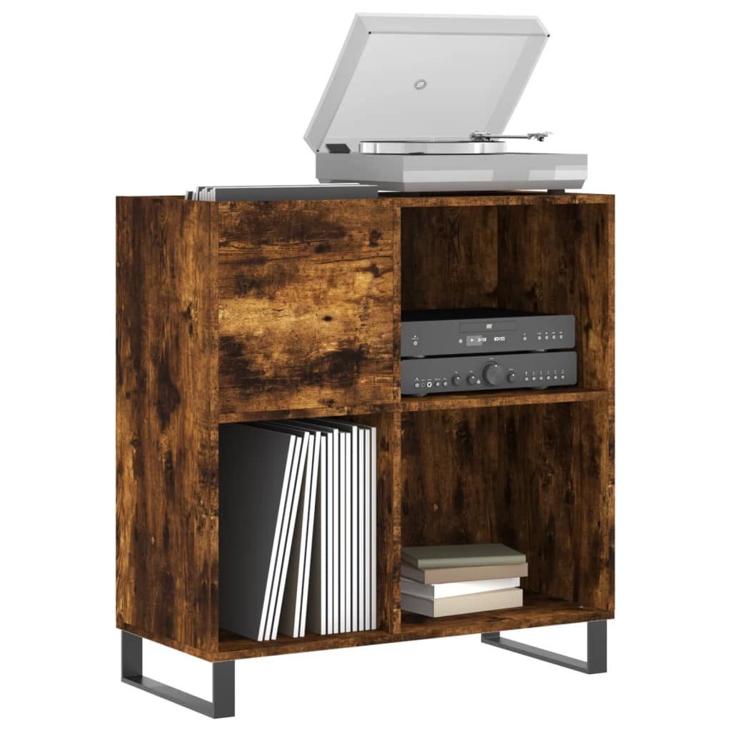 vidaXL Media-Regal Plattenschrank Räuchereiche 84,5x38x89 cm günstig online kaufen