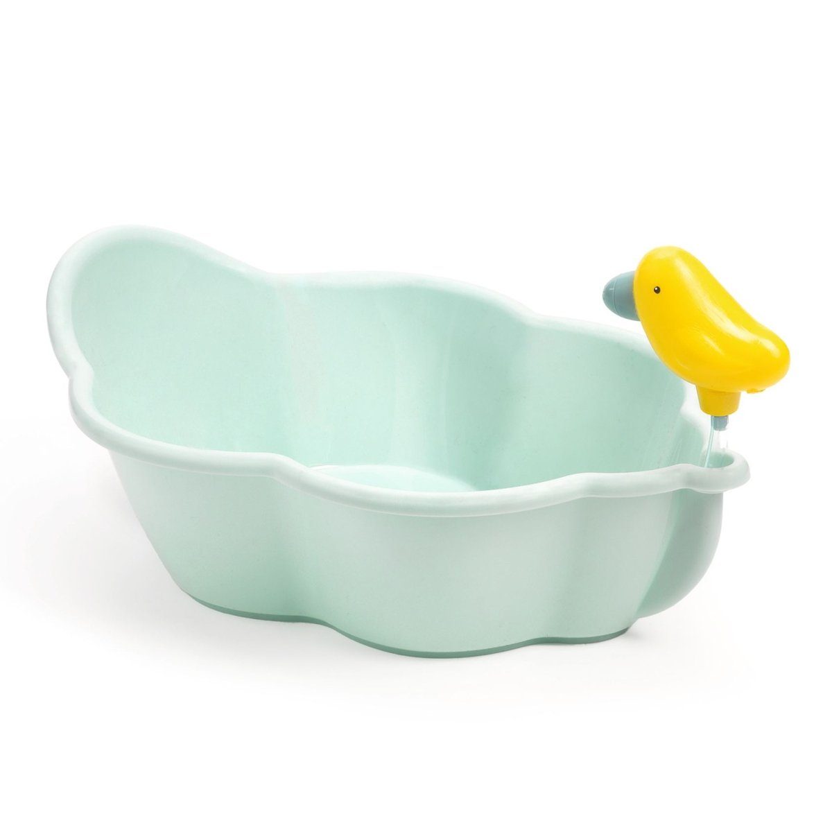 DJECO Puppen Badewanne POMEA Form einer Muschel mit einer Vogelbrause DJ078 günstig online kaufen