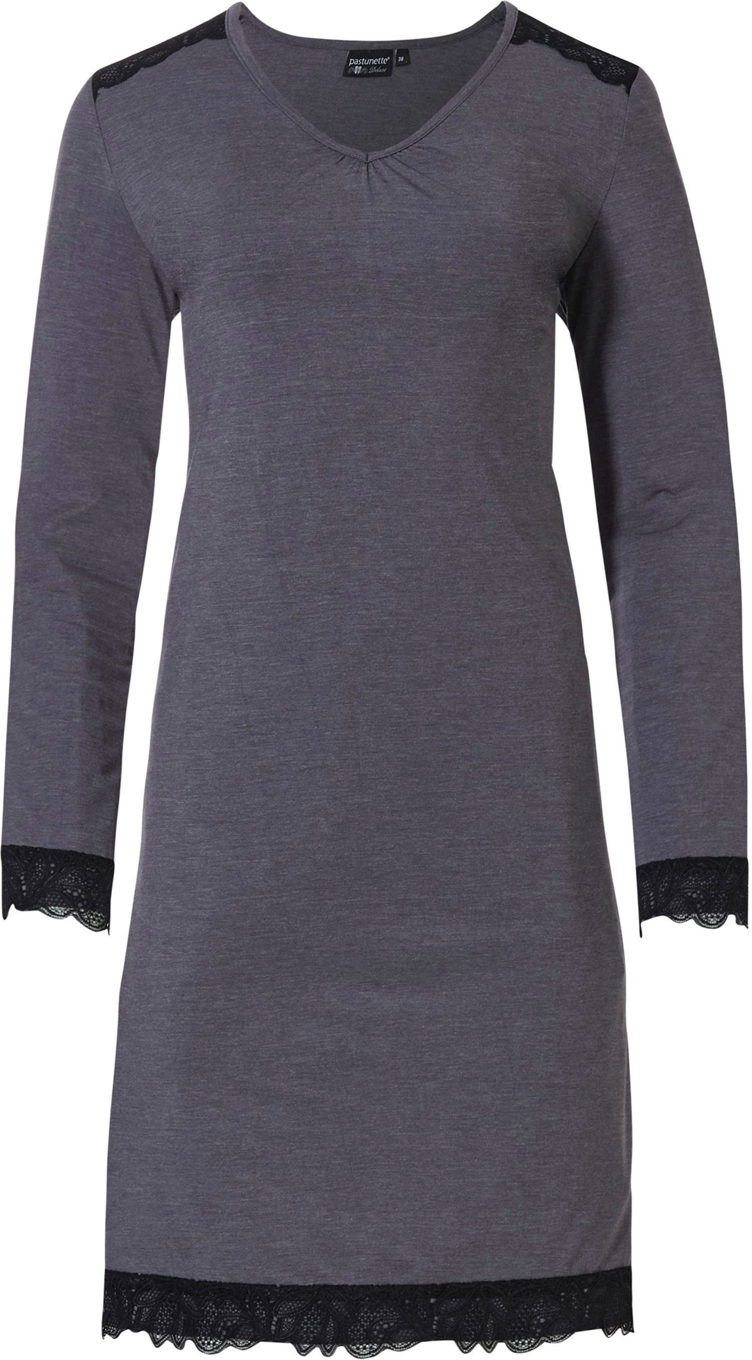 Pastunette Nachthemd Damen Schlafshirt mit langem Arm (1-tlg) Modisches Design