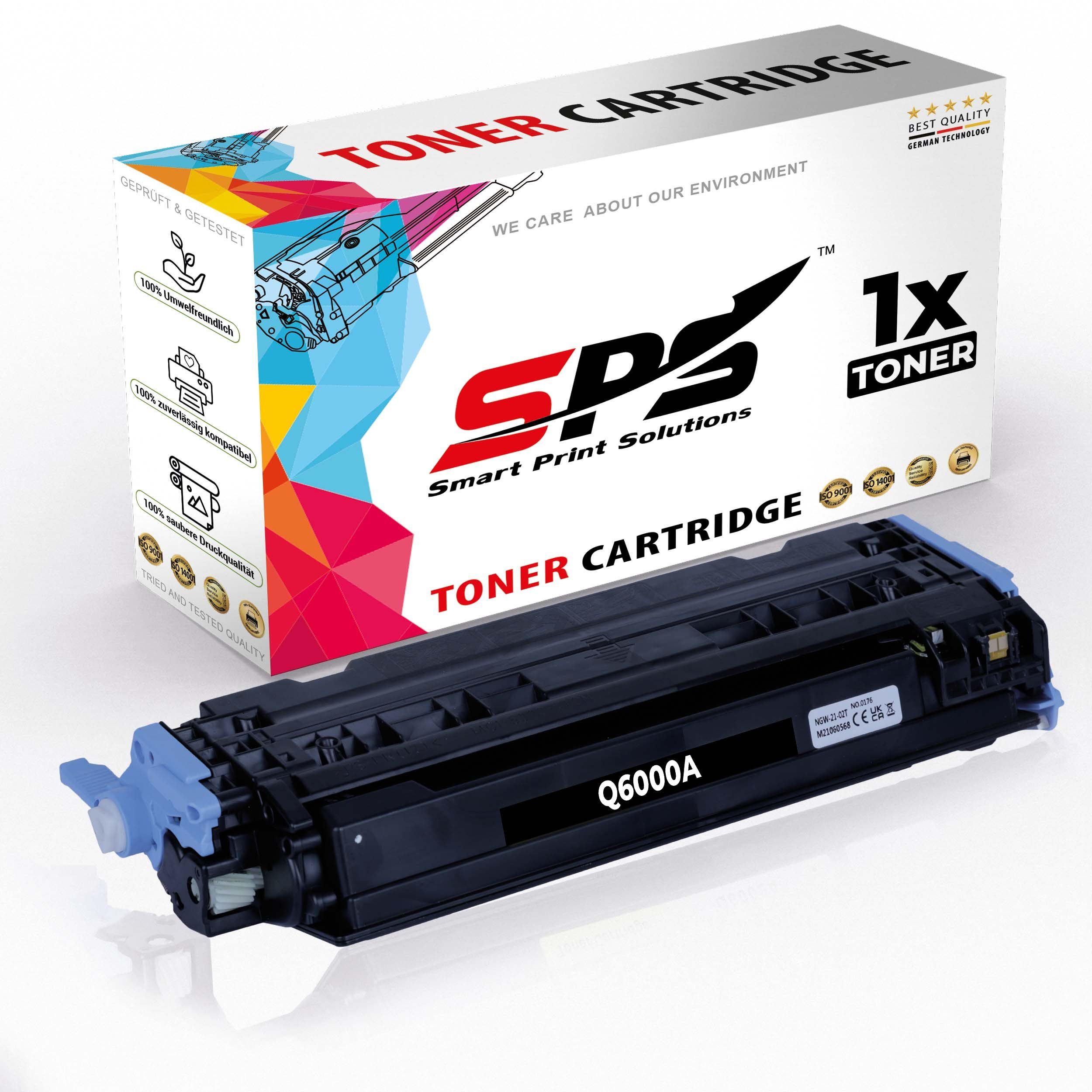 SPS 1x Kompatibel HP Q6000A 124A Toner Schwarz für HP Color Laserjet 1600L Nachfülltinte (für HP, 1er Pack, x)