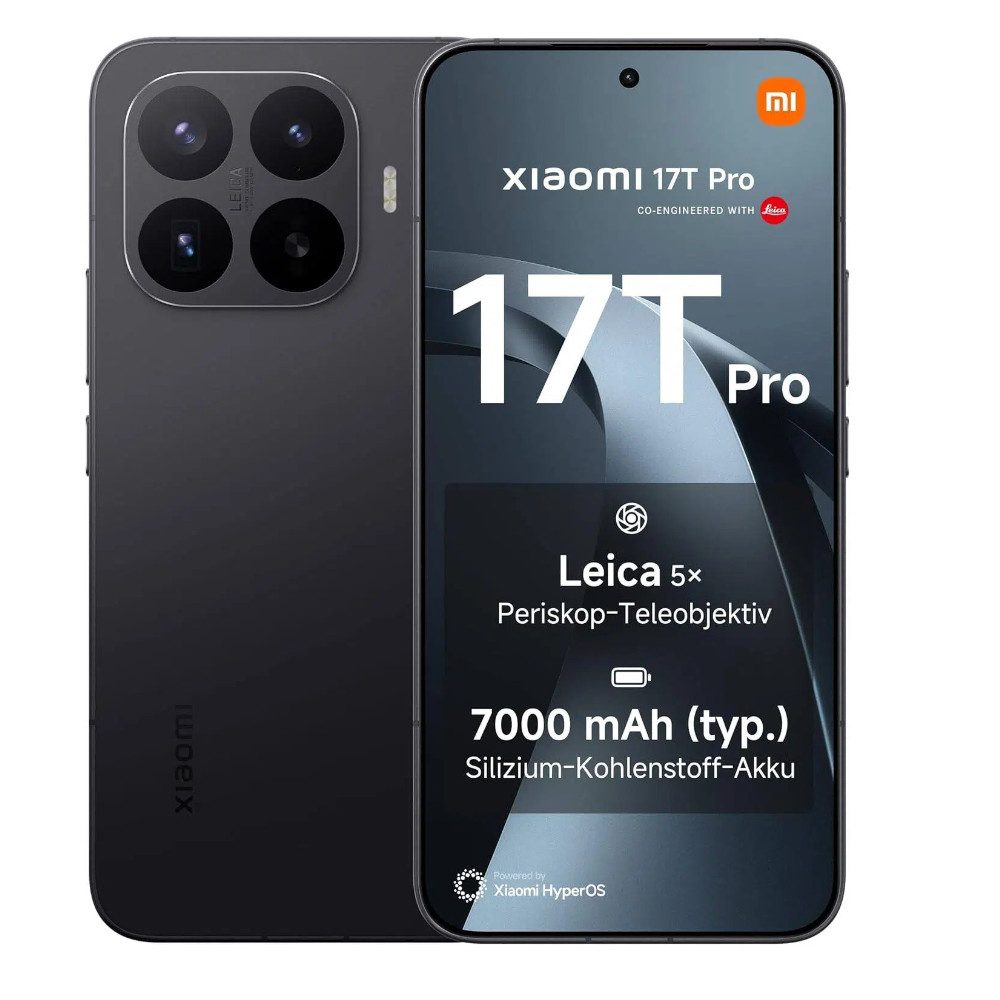 Xiaomi Xiaomi 17T Pro 12GB 1TB Smartphone (6.83 Zoll, 1024 GB Speicherplatz, 50 MP Kamera)