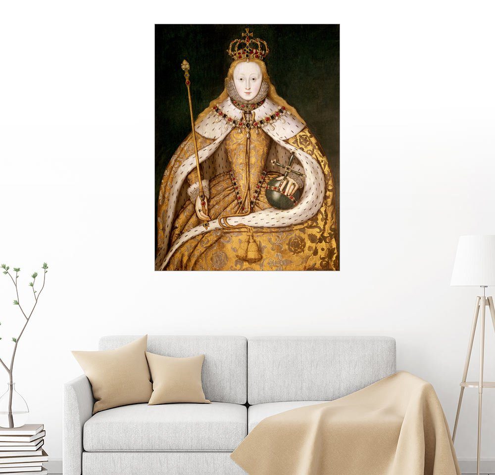 Posterlounge Wandbild Konigin Elisabeth I In Kronungskleidern Online Kaufen Otto