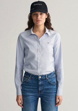 Gant Langarmbluse SLIM STRETCH OXFORD SHIRT mit Locker-Loop-Schlaufe