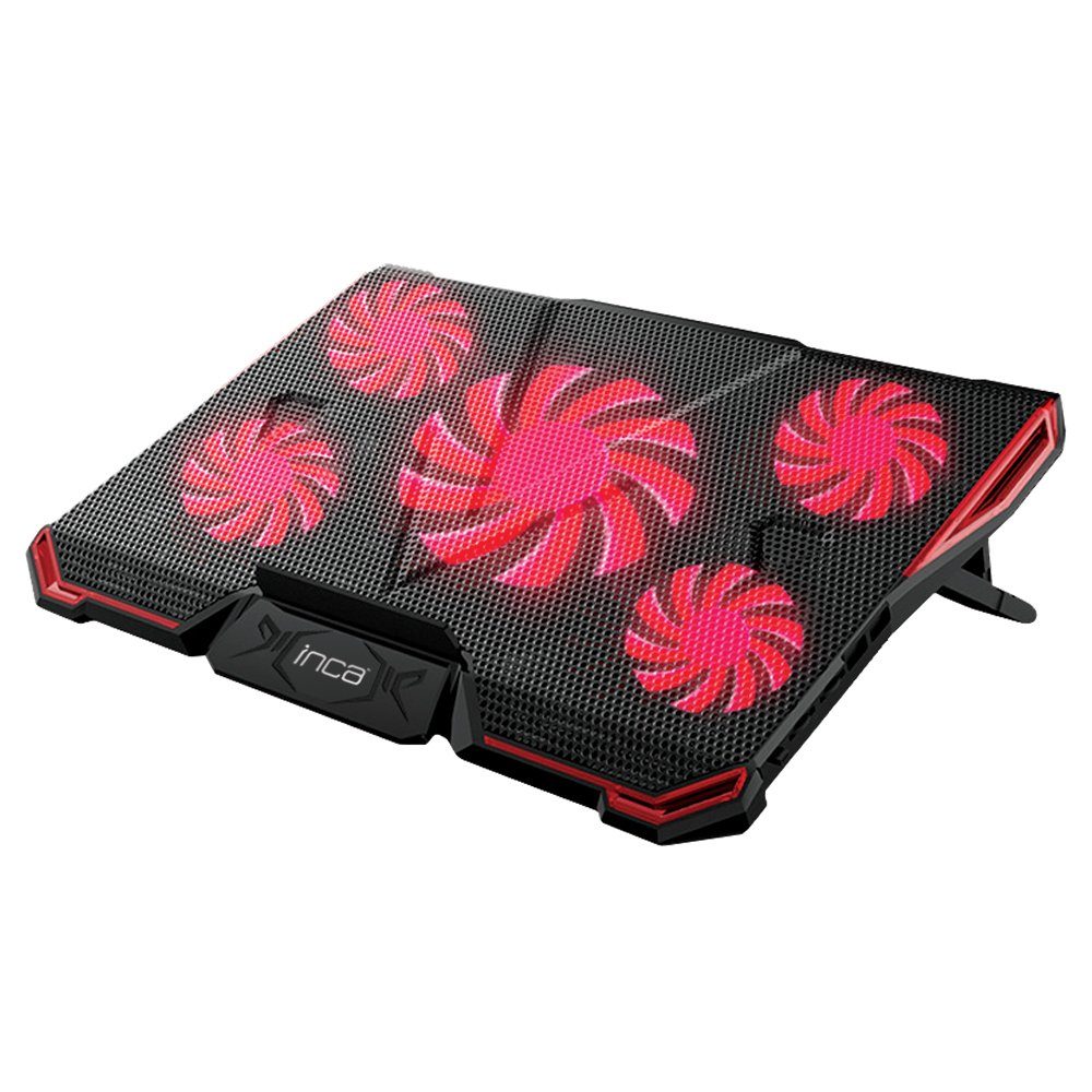 INCA Кулер для ноутбука für 14-17-Zoll-Laptops 1x125mm, 4x80mm Lüfter