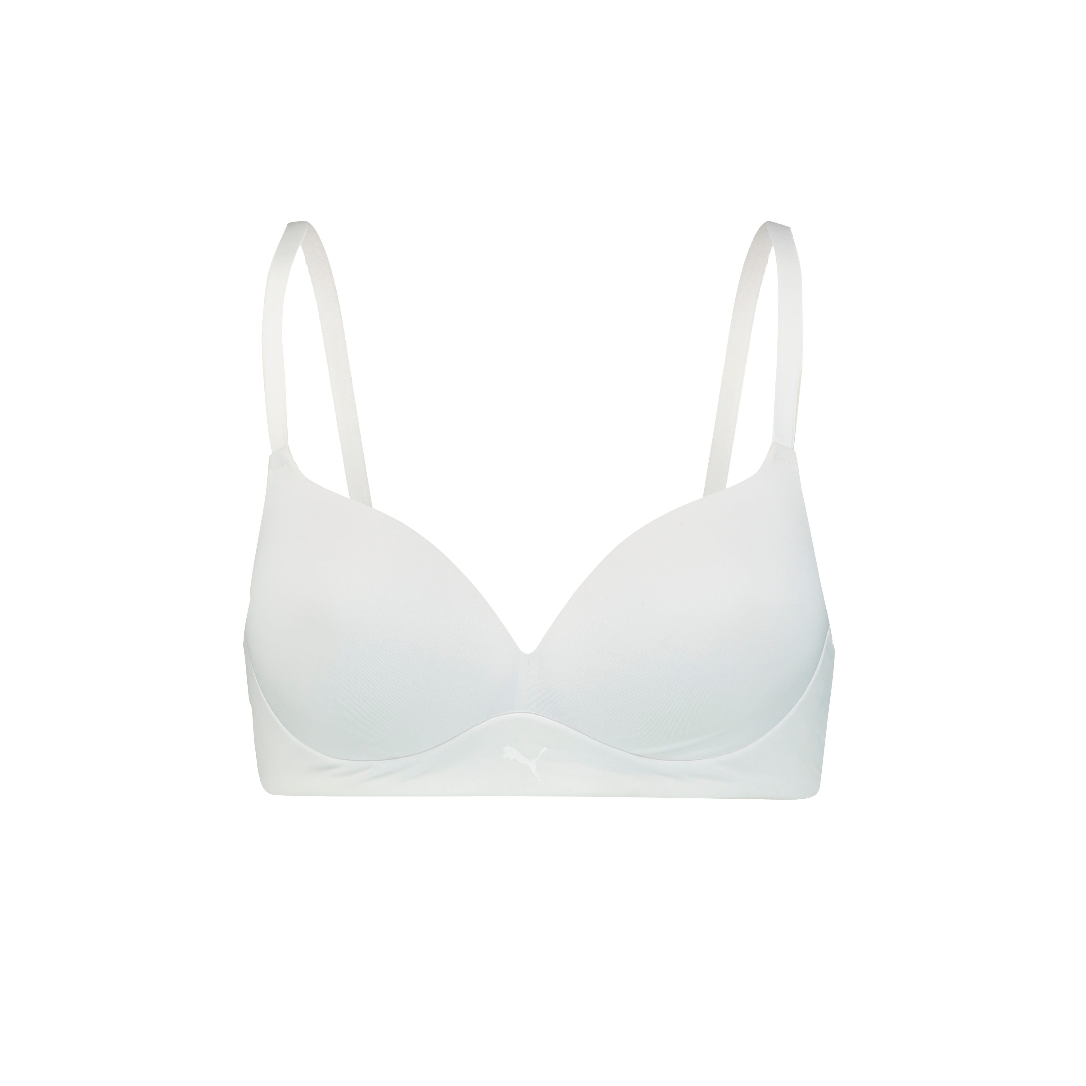 PUMA Bügelloser BH PUMA WOMEN SOFT PADDED BRA weiche Wattierung, vorgeformte Körbchen