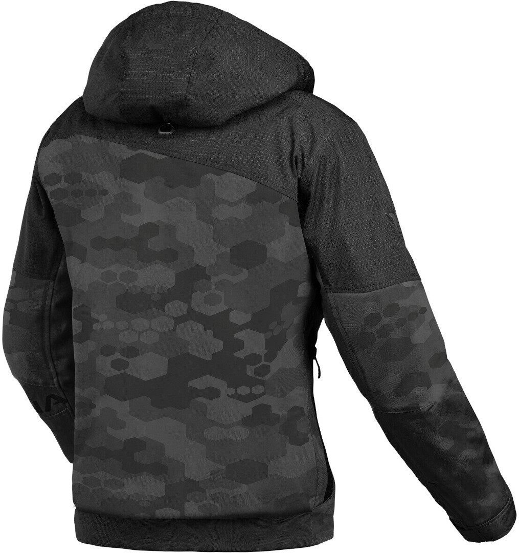Macna Motorradjacke Racoon Camo wasserdichte Damen Motorrad Textiljacke herausnehmbares Innenfutter,wasserdicht