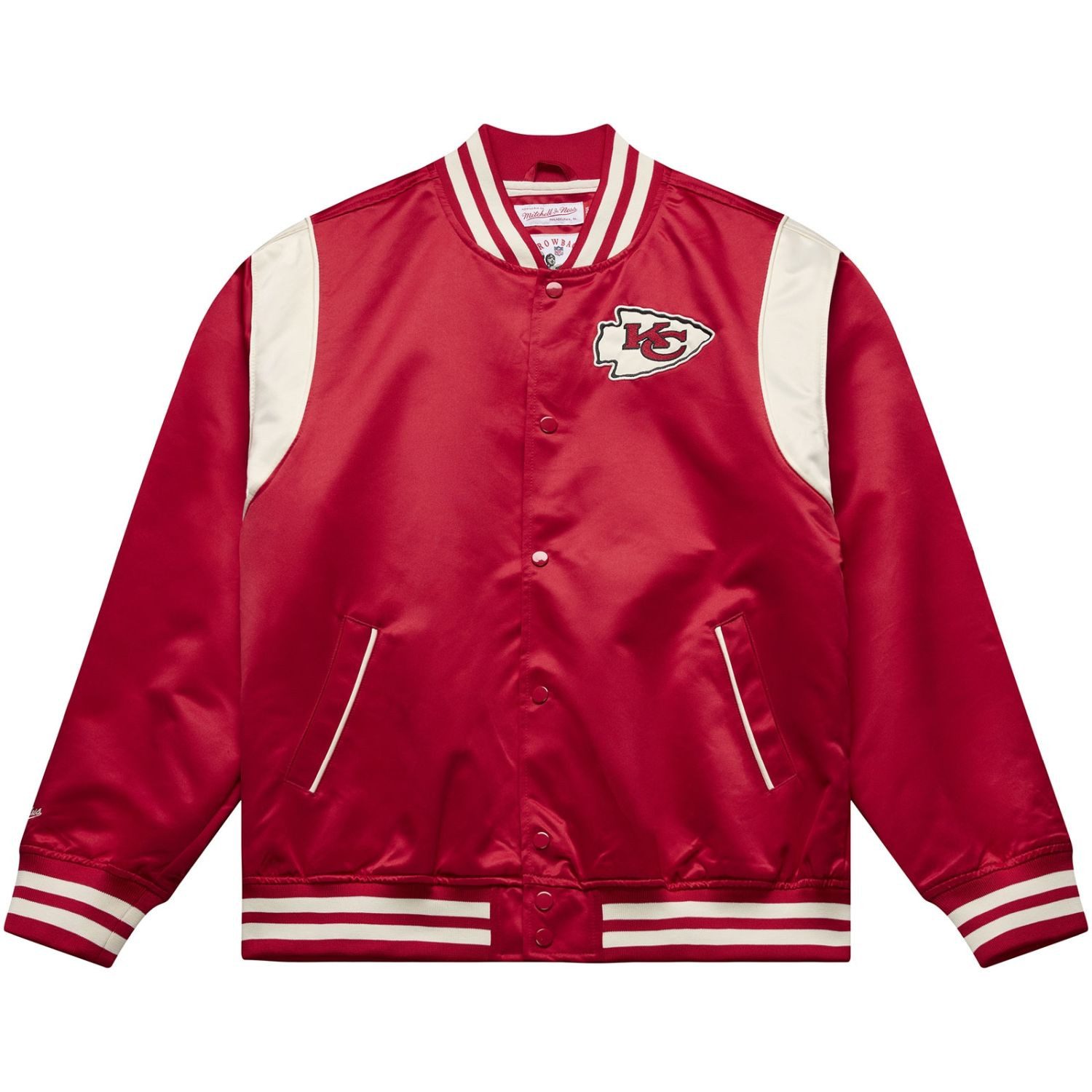 Mitchell & Ness Collegejacke Satin Varsity Kansas City Chiefs