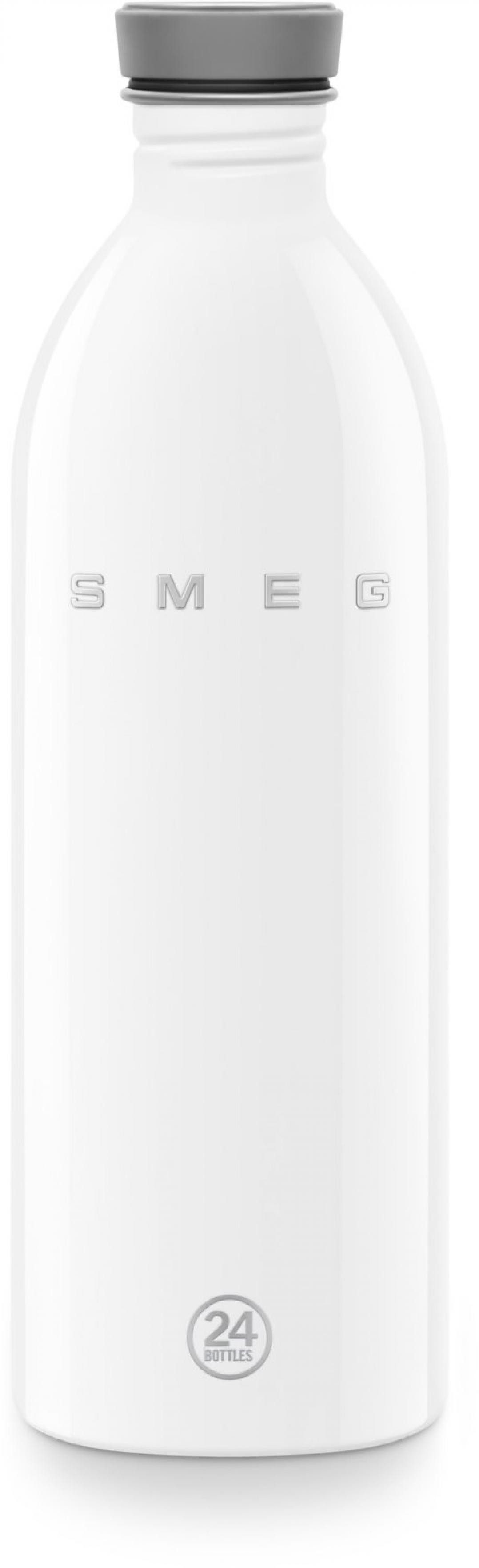 Smeg Trinkflasche WBF02WH Edelstahlflasche 1 Liter Fassungsvermögen weiß