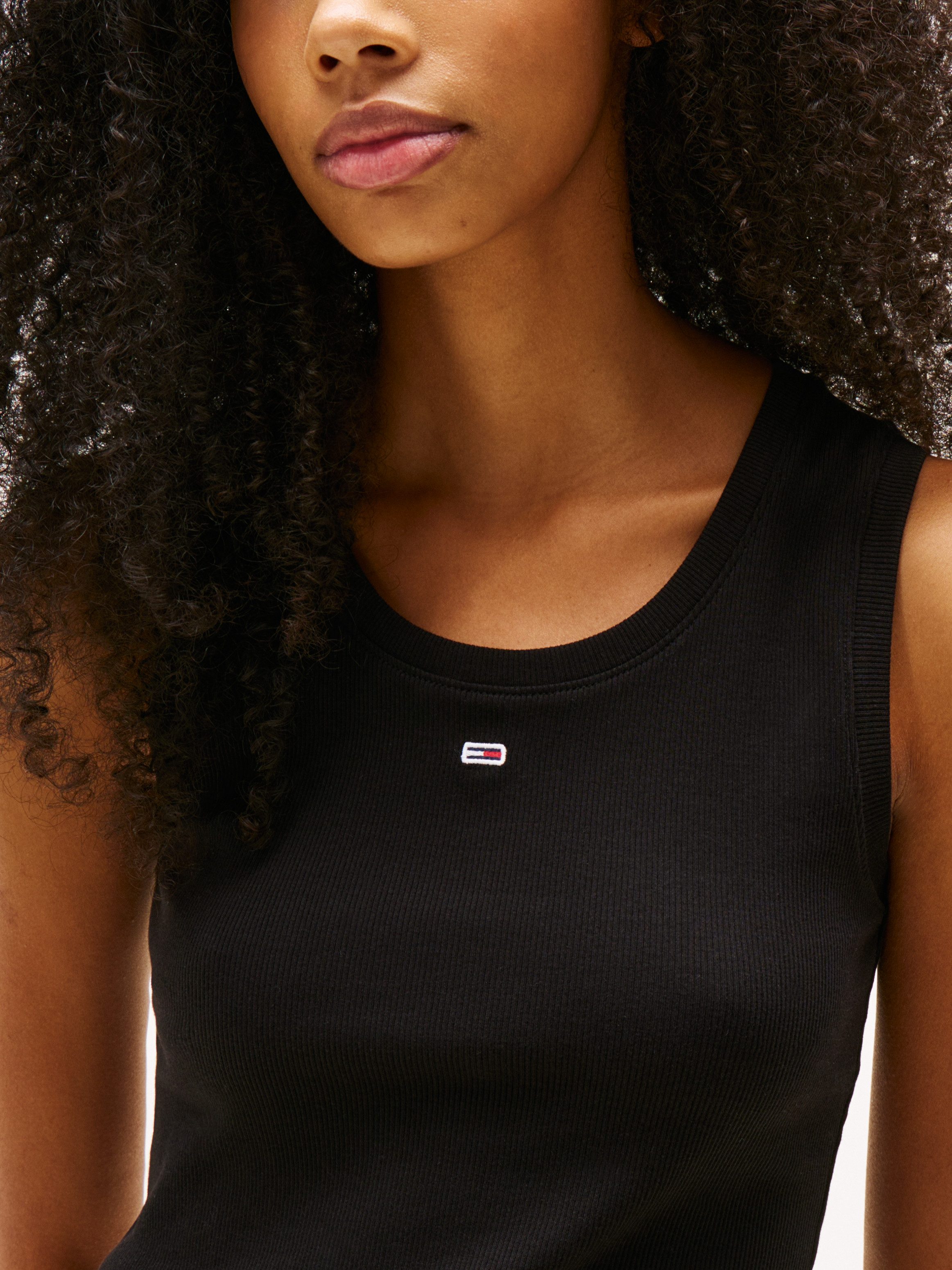 Tommy Jeans Tanktop TJW ESSENTIAL RIB TANK EXT mit gerippter Struktur günstig online kaufen