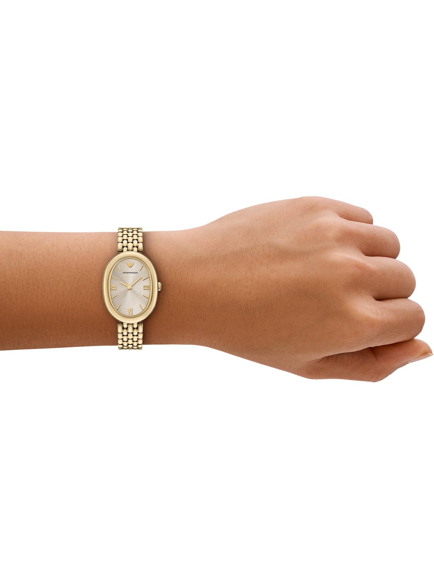 Emporio Armani Quarzuhr Emporio Armani Damen-Uhren Analog Quarz – Bild 5 von 5