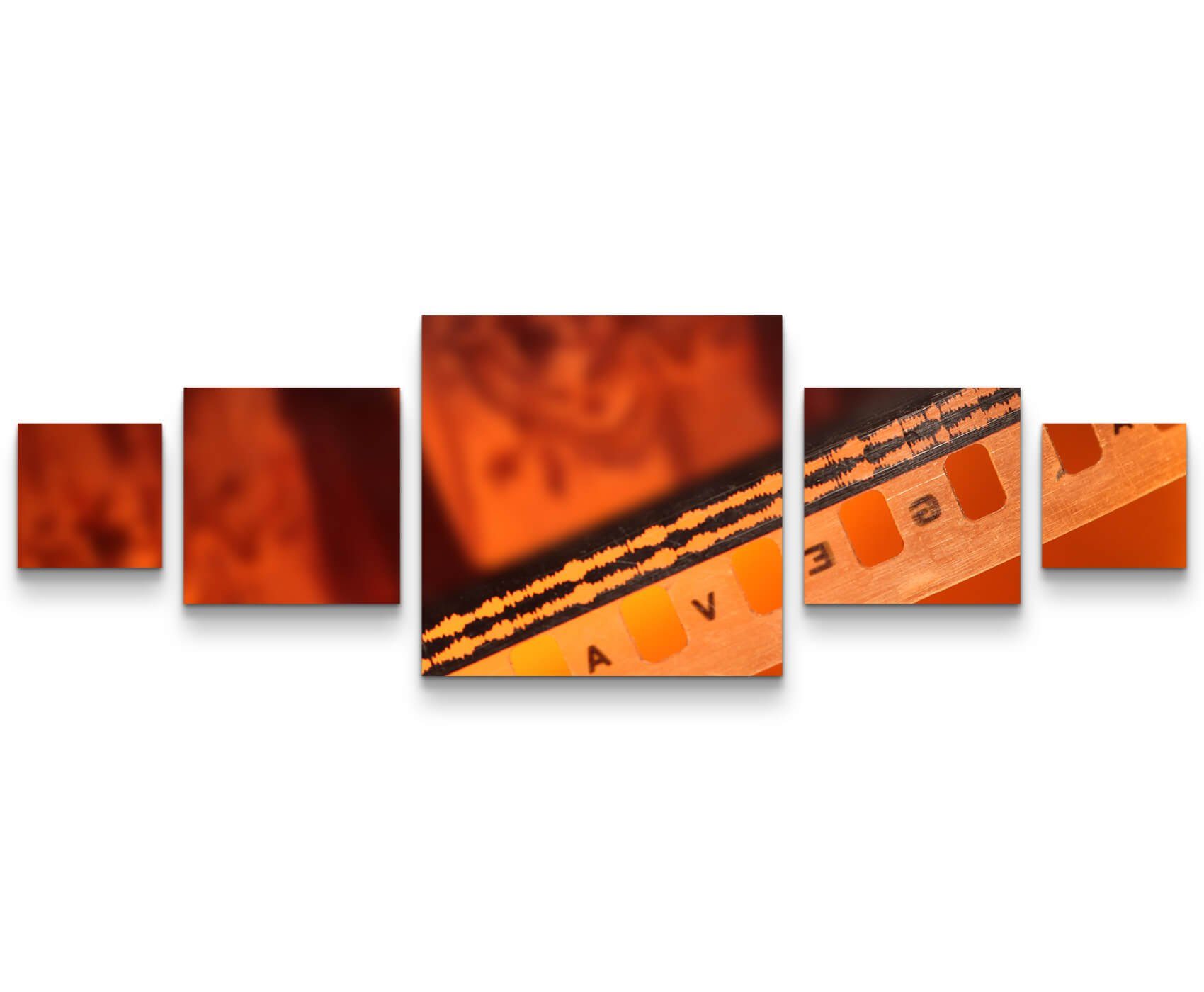 Sinus Art Leinwandbild Retro  Filmstreifen günstig online kaufen