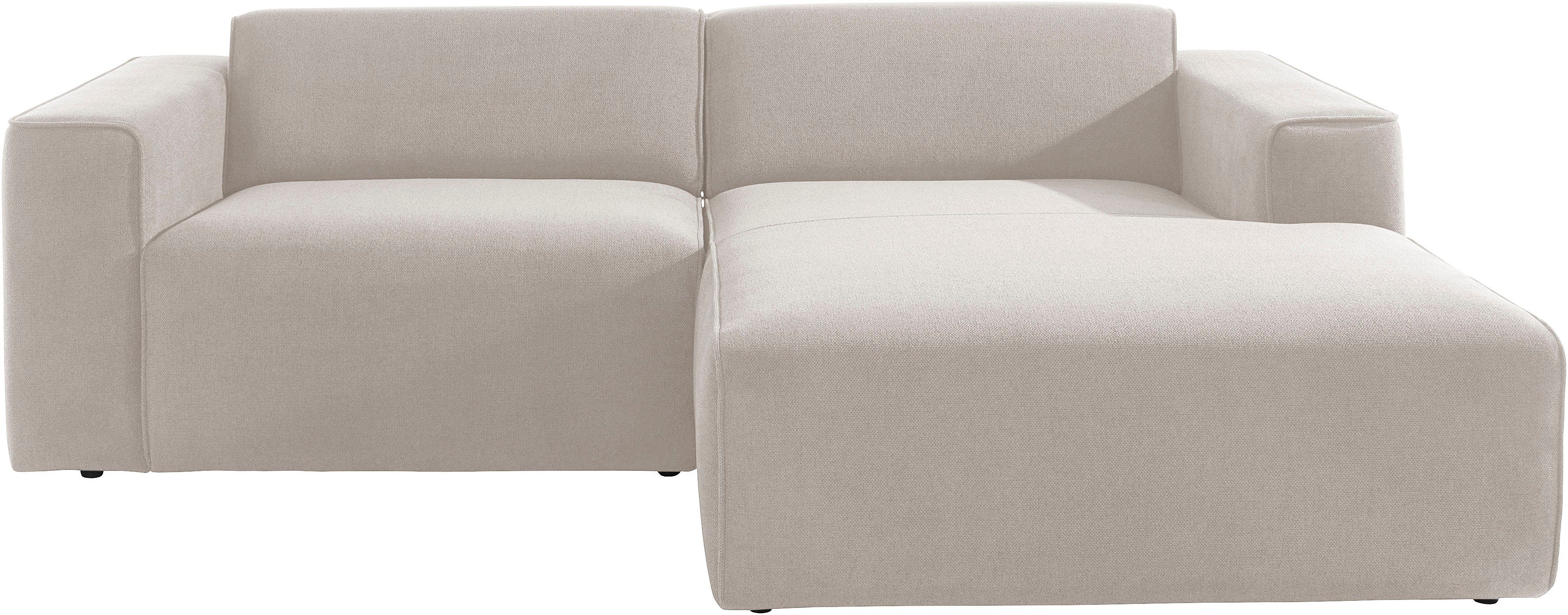 andas Ecksofa "Noord mit Kedernaht, Breite 234 cm, L-Form", mit Kedernaht, günstig online kaufen