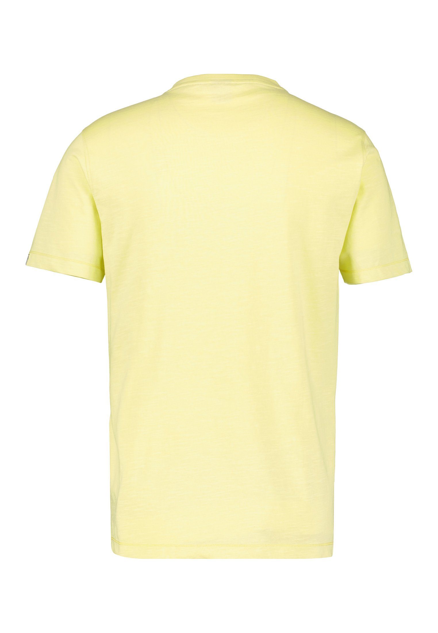 V-Neck-Shirt LERROS T-Shirt Brustprint LERROS LEMONGRASS mit