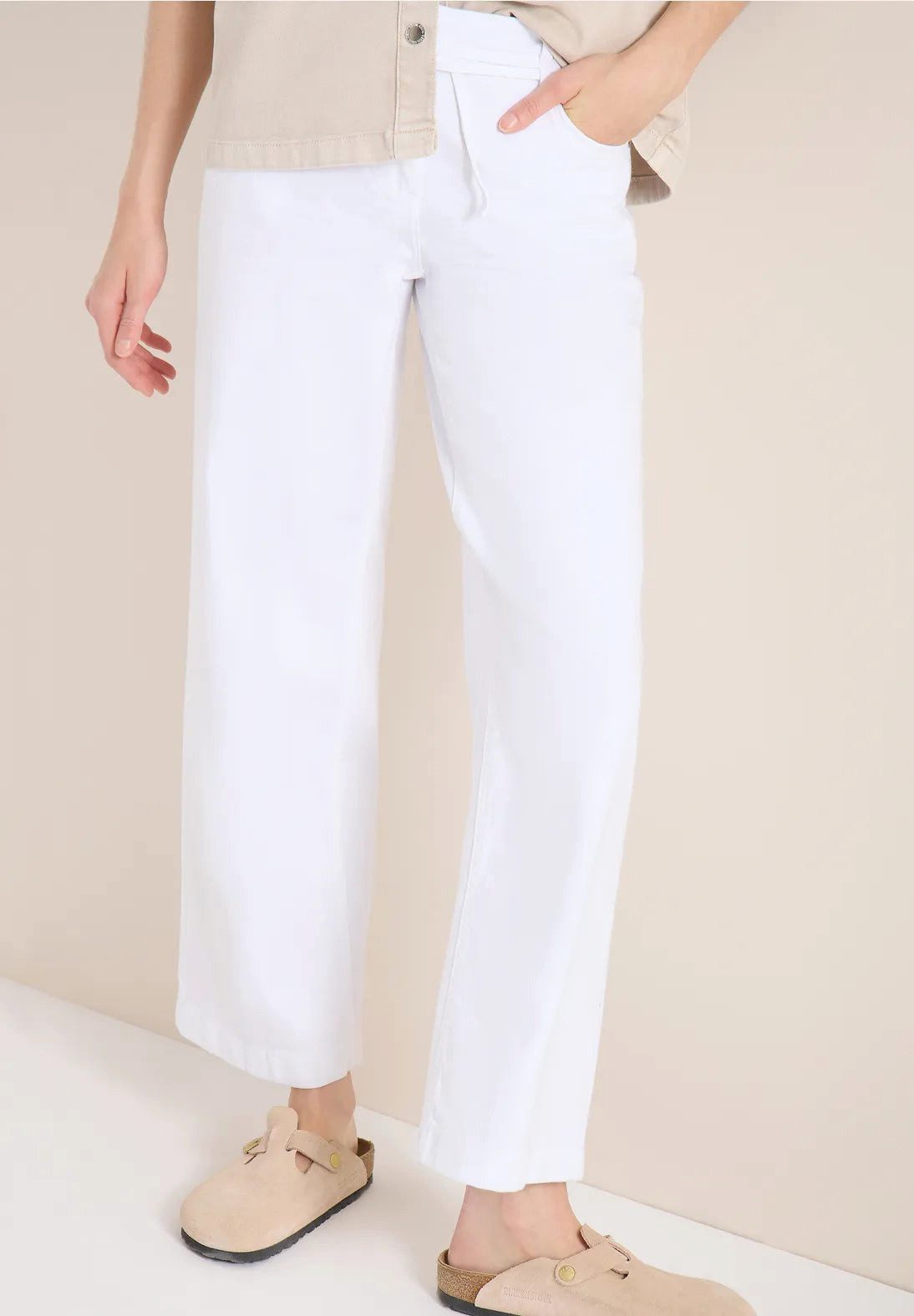 CECIL Weite Jeans Wide Leg Jeans Style Neele (1-tlg)