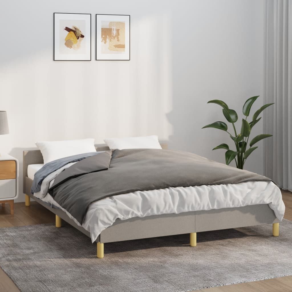 vidaXL Einziehdecke Gewichtsdecke mit Bezug Grau 135x200 cm 6 kg Stoff Bettdecke