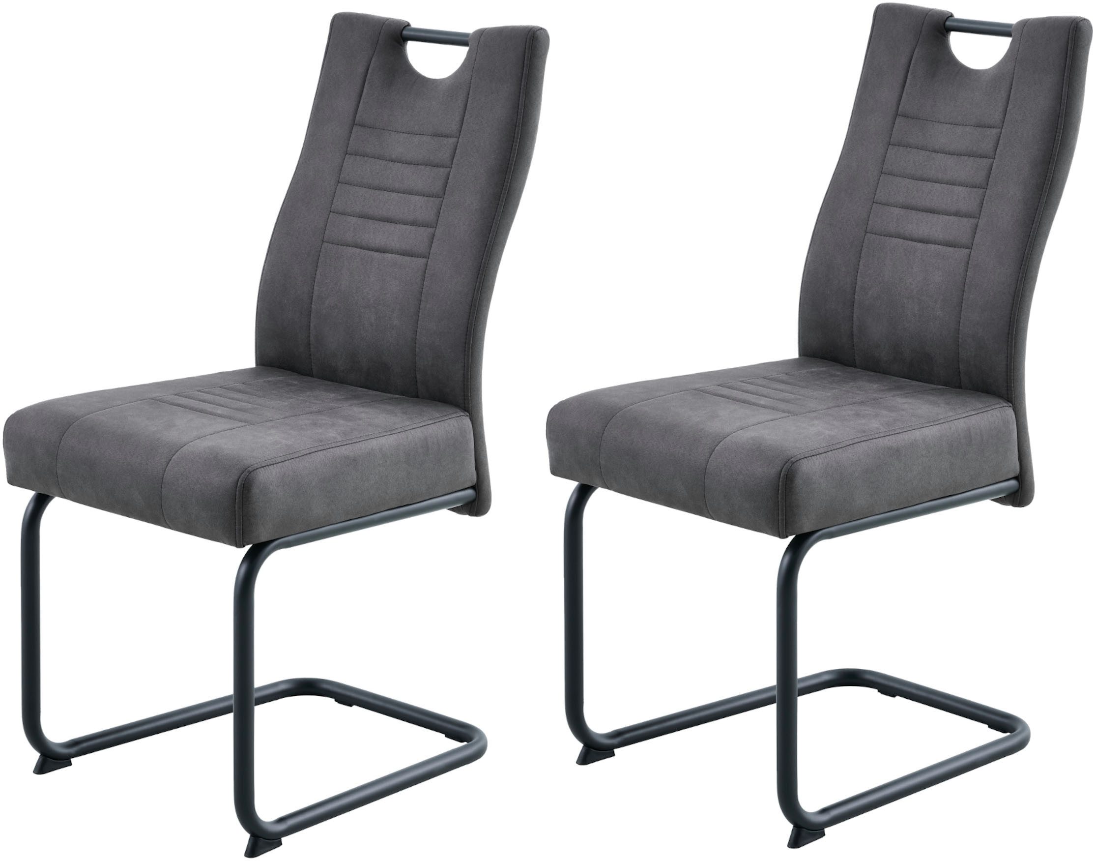 OTTO home Freischwinger Altona (Set, 2 St), Federkern und Griff, 140 Kg Belastbarkeit, 2er und 6er Set