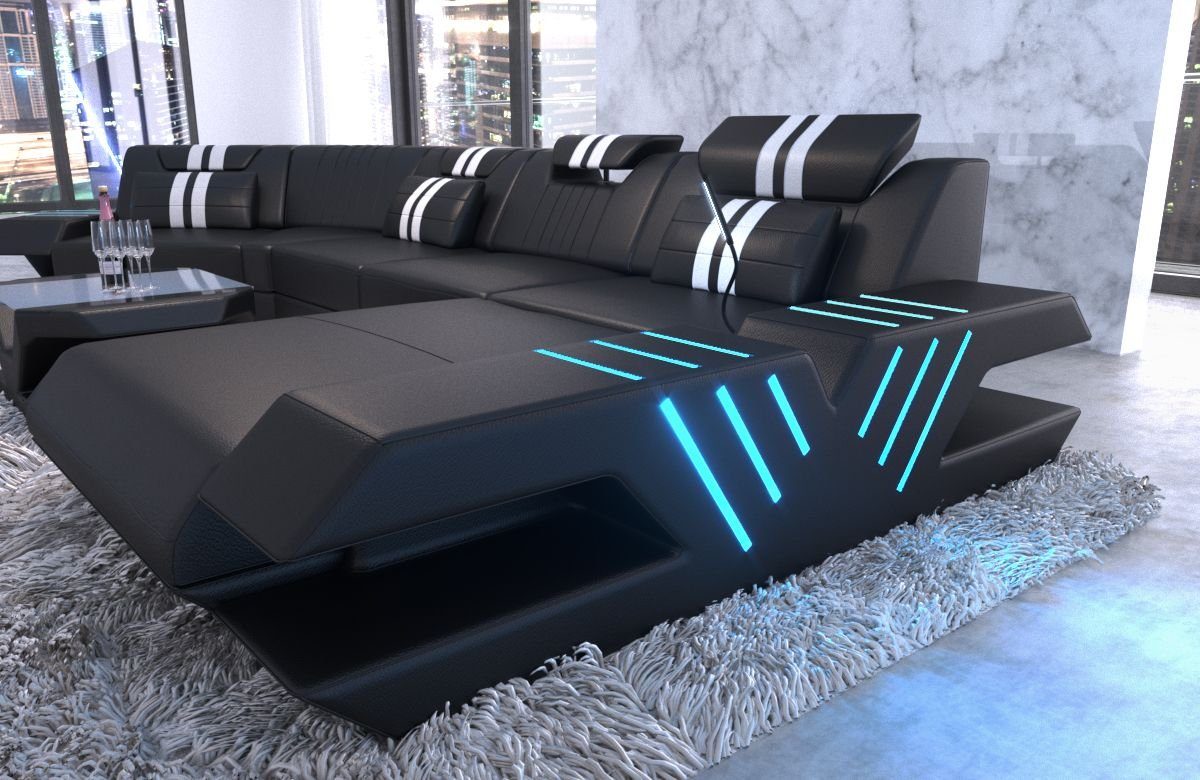 Sofa Schwarz Weiß