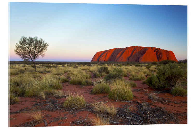 Posterlounge Acrylglasbild Ian Trower, Uluru, Australien, Fotografie