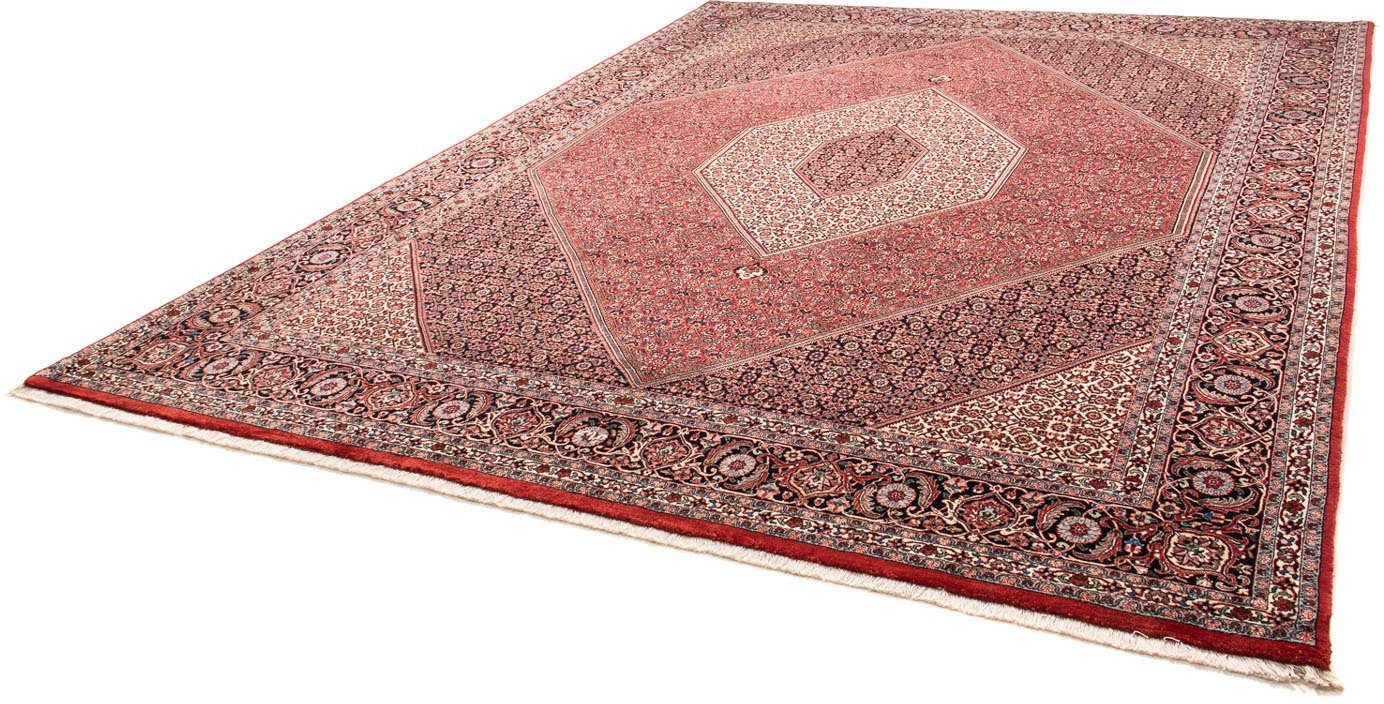 Orientteppich Perser - Bidjar - 343 x 252 cm - rot, morgenland, rechteckig, Höhe: 15 mm, Wohnzimmer, Handgeknüpft, Einzelstück mit Zertifikat