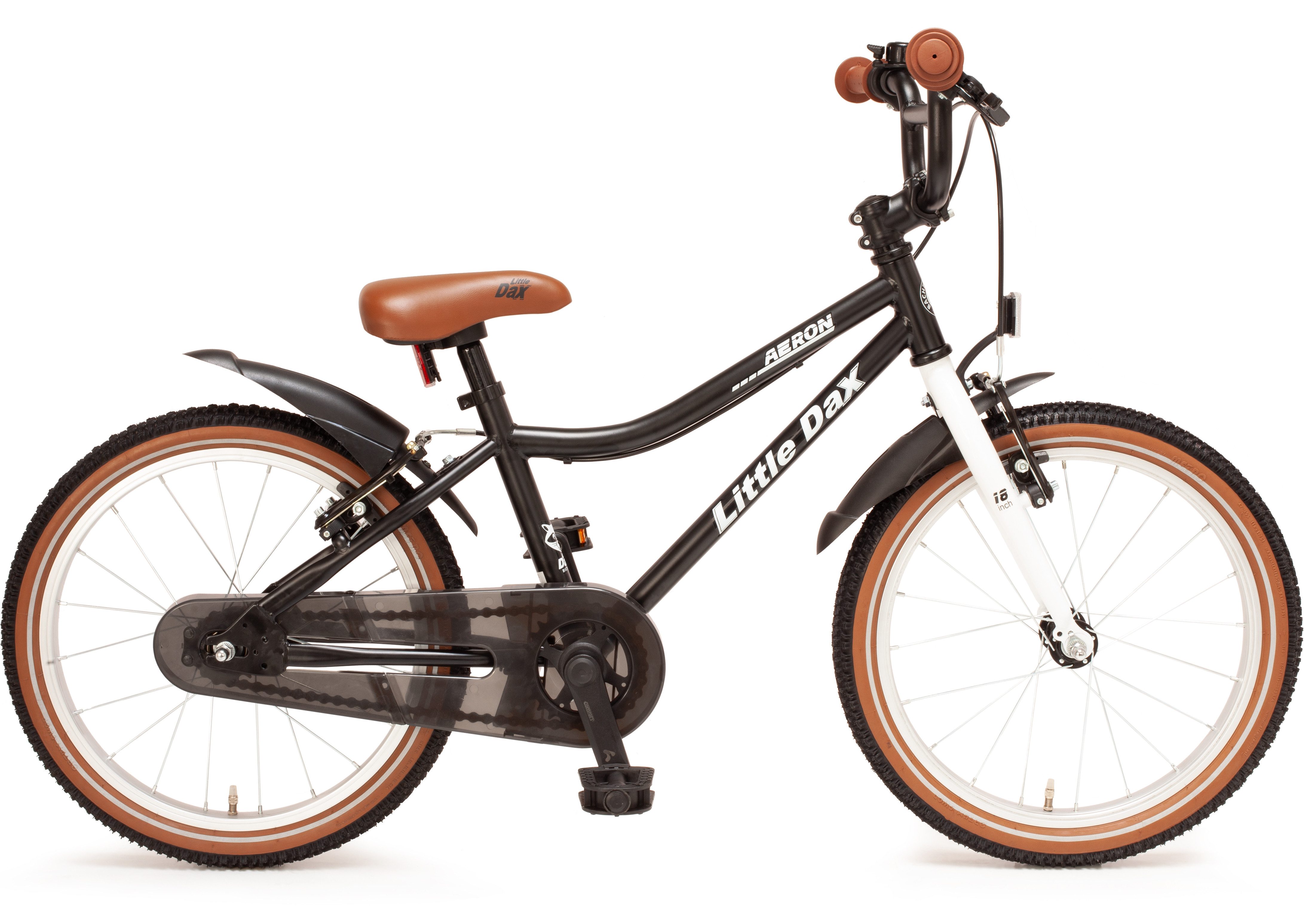 Bachtenkirch Kinderfahrrad 18 Zoll Schwarz Fahrrad für Kinder ab 4 Jahre, Schrittlänge des Kindes ab 48 cm, Einstellbare Sattelhöhe 52 bis 60 cm
