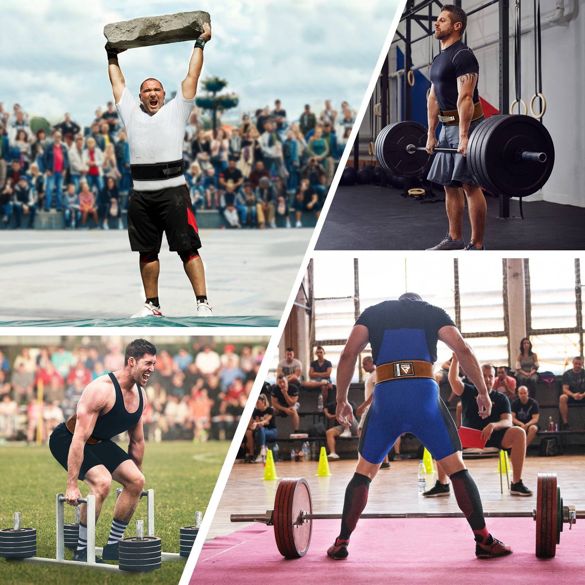 RDX Sports Bauch- und Rückenstützgürtel RDX 4 INCH POWERLIFTING CONGRESS APPROVED POWERLIFTING LEDER GÜRTEL, am besten geeignet für Gewichtheben