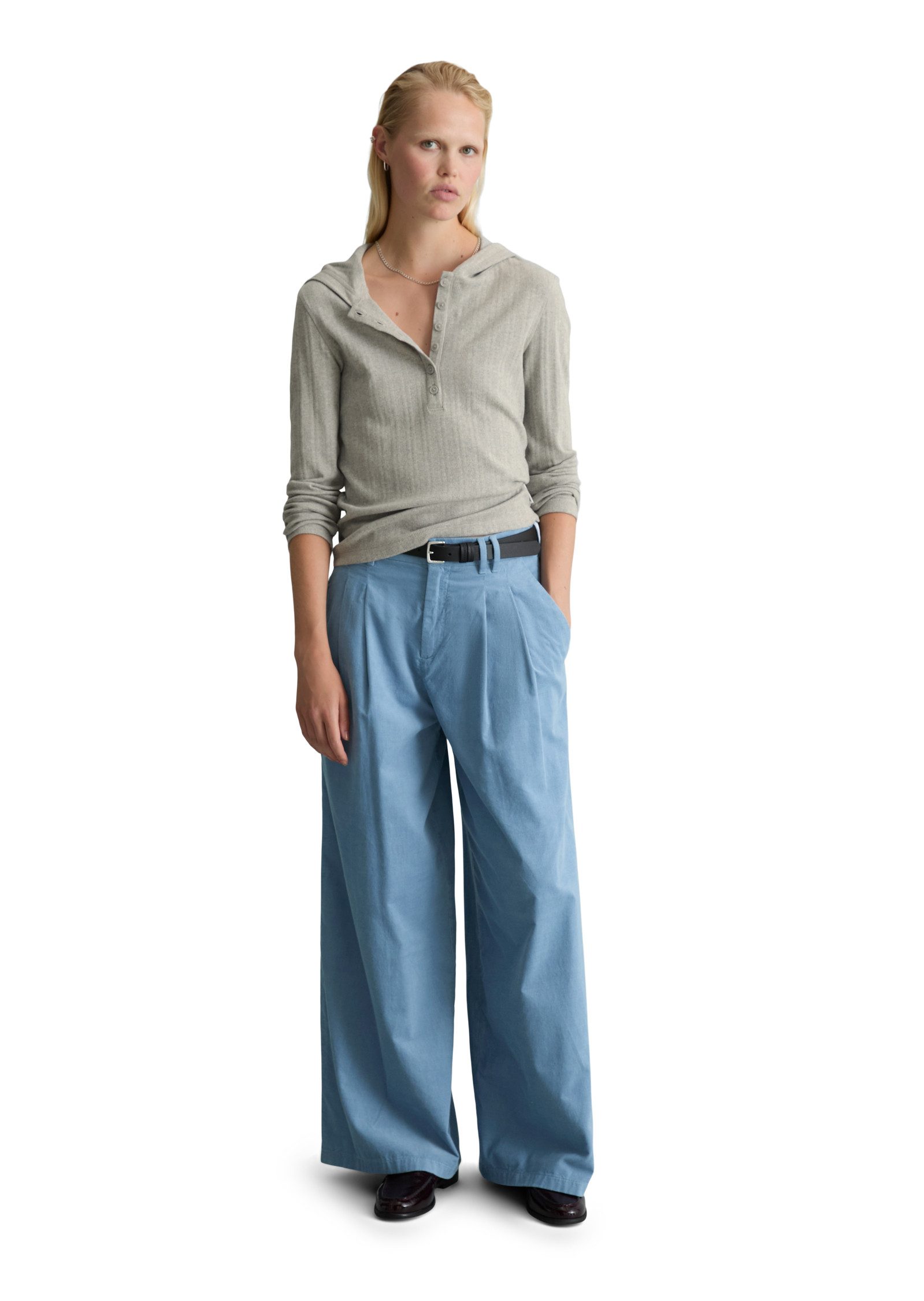 Marc O'Polo DENIM Langarmshirt aus reiner Bio-Baumwolle – Bild 5 von 5