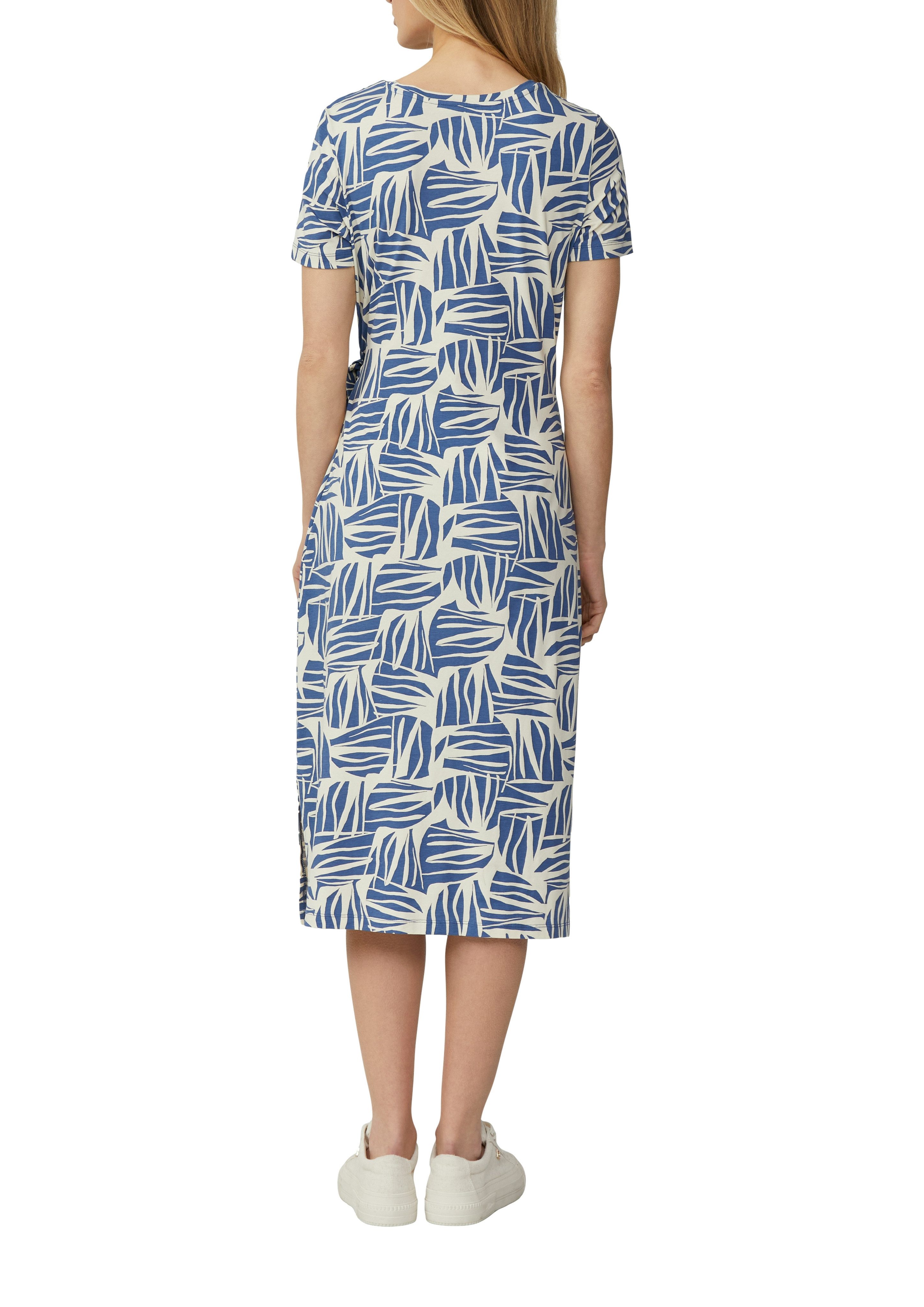 s.Oliver Jerseykleid Sommerkleid mit Knoten-Detail günstig online kaufen