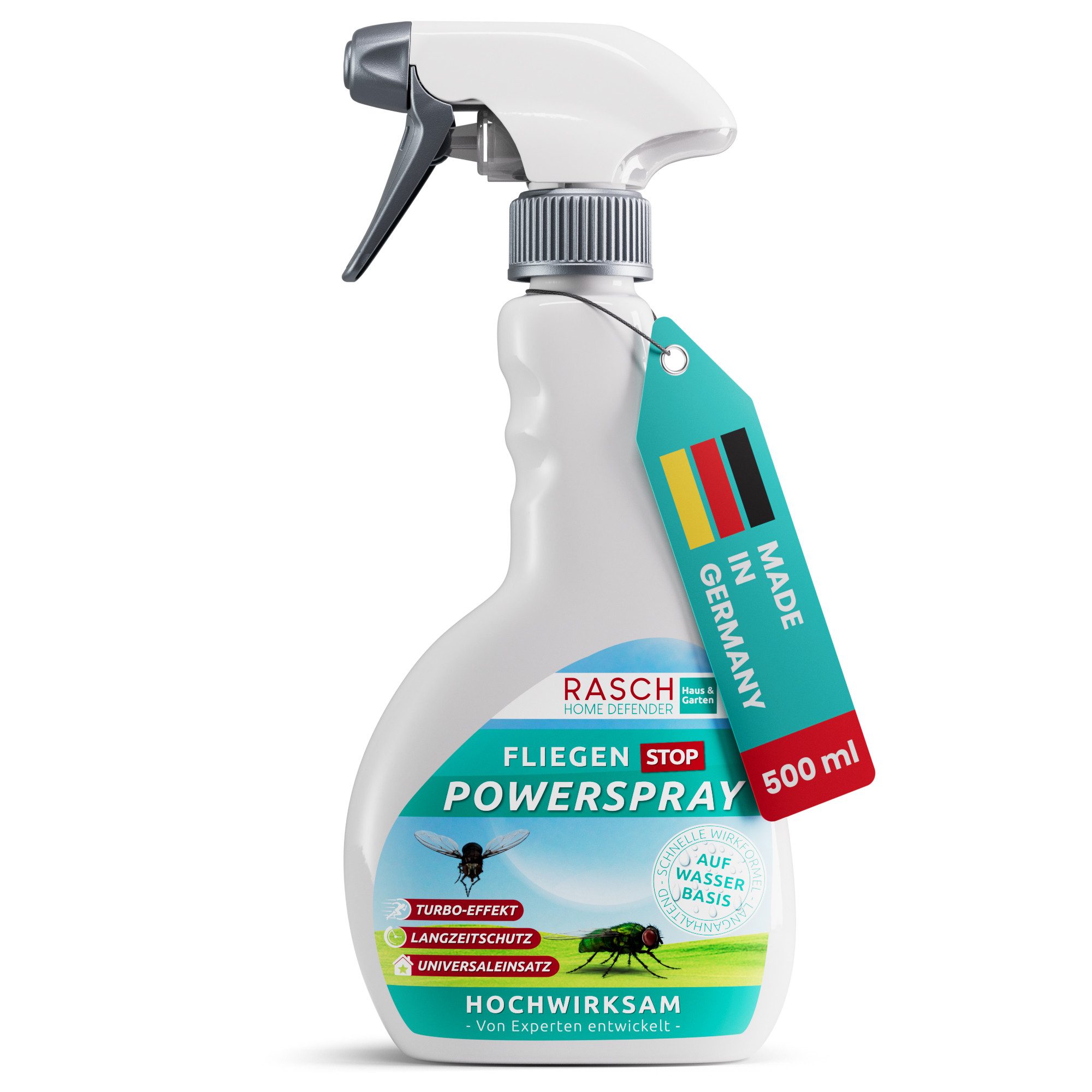 Rasch Insektenspray RASCH® HOME DEFENDER® Fliegen Stop Power Spray - (500ml), 500 ml, 500 ml