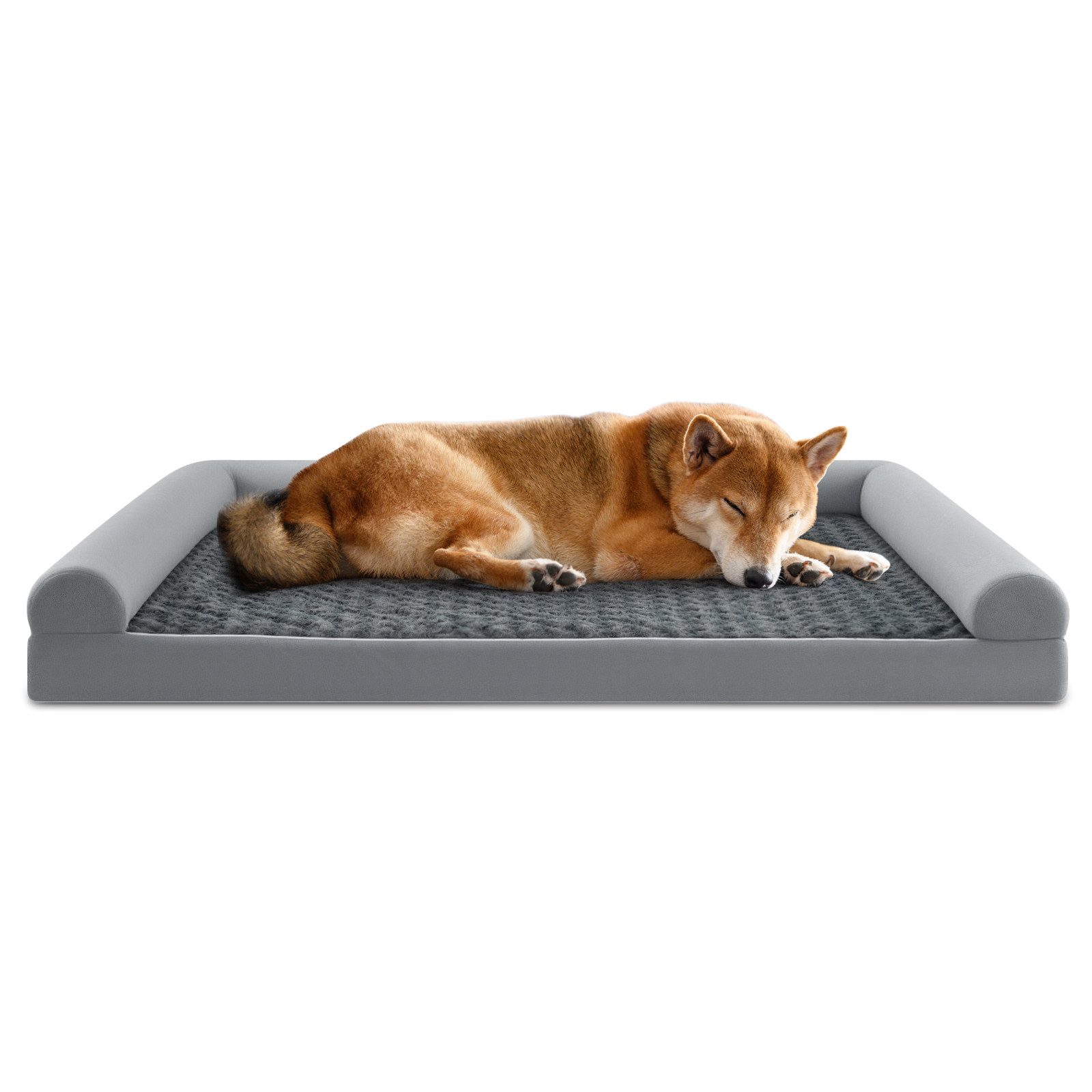 COSTWAY Tierbett, Hundebett, Hundesofa, mit waschbarer Bezug, Größe XXL