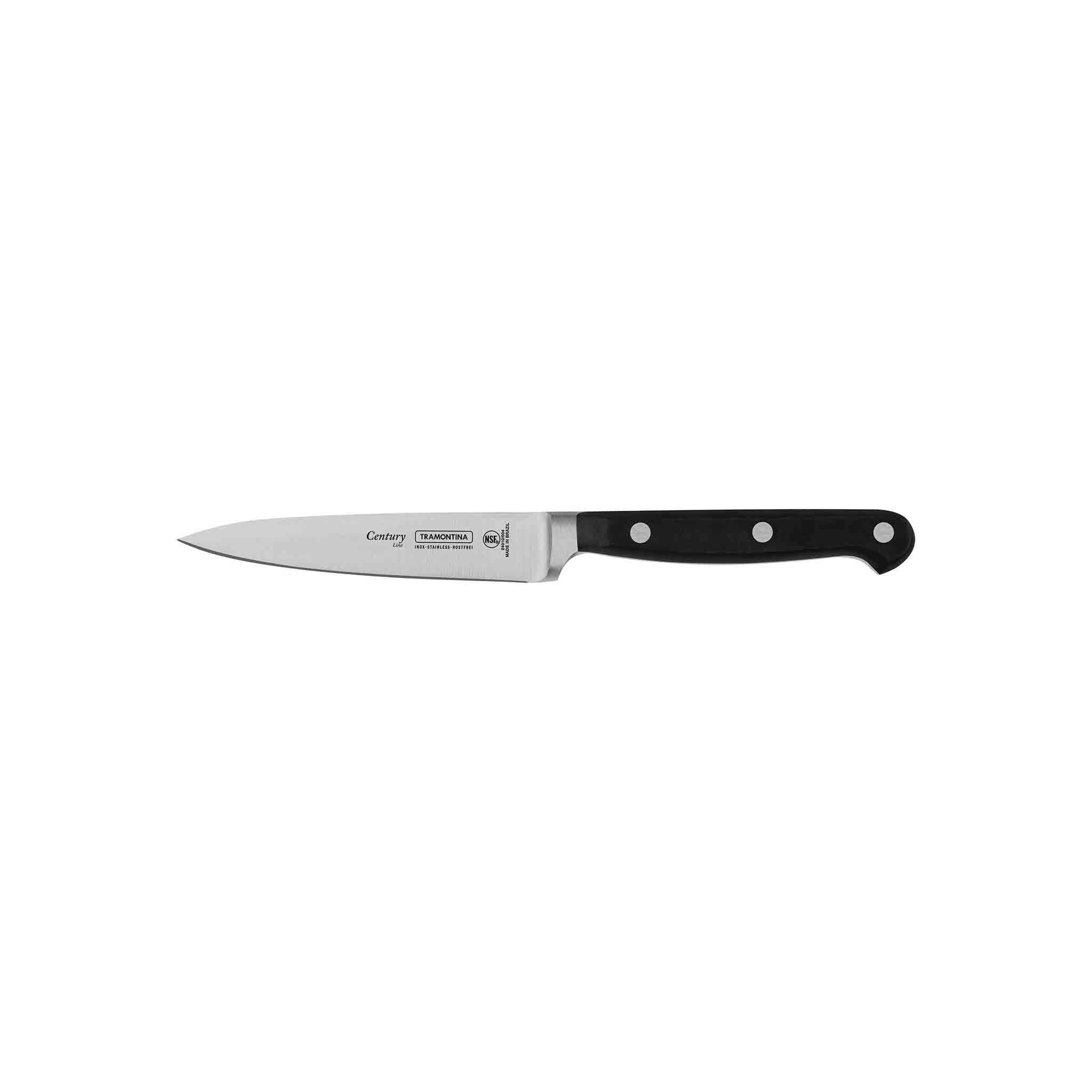 Tramontina Spickmesser CENTURY Fleischmesser - Chrom-Molybdän-Stahl, Klinge 10 cm, Klinge 10 cm, scharfe V-Klinge, Sub Zero, rostfrei